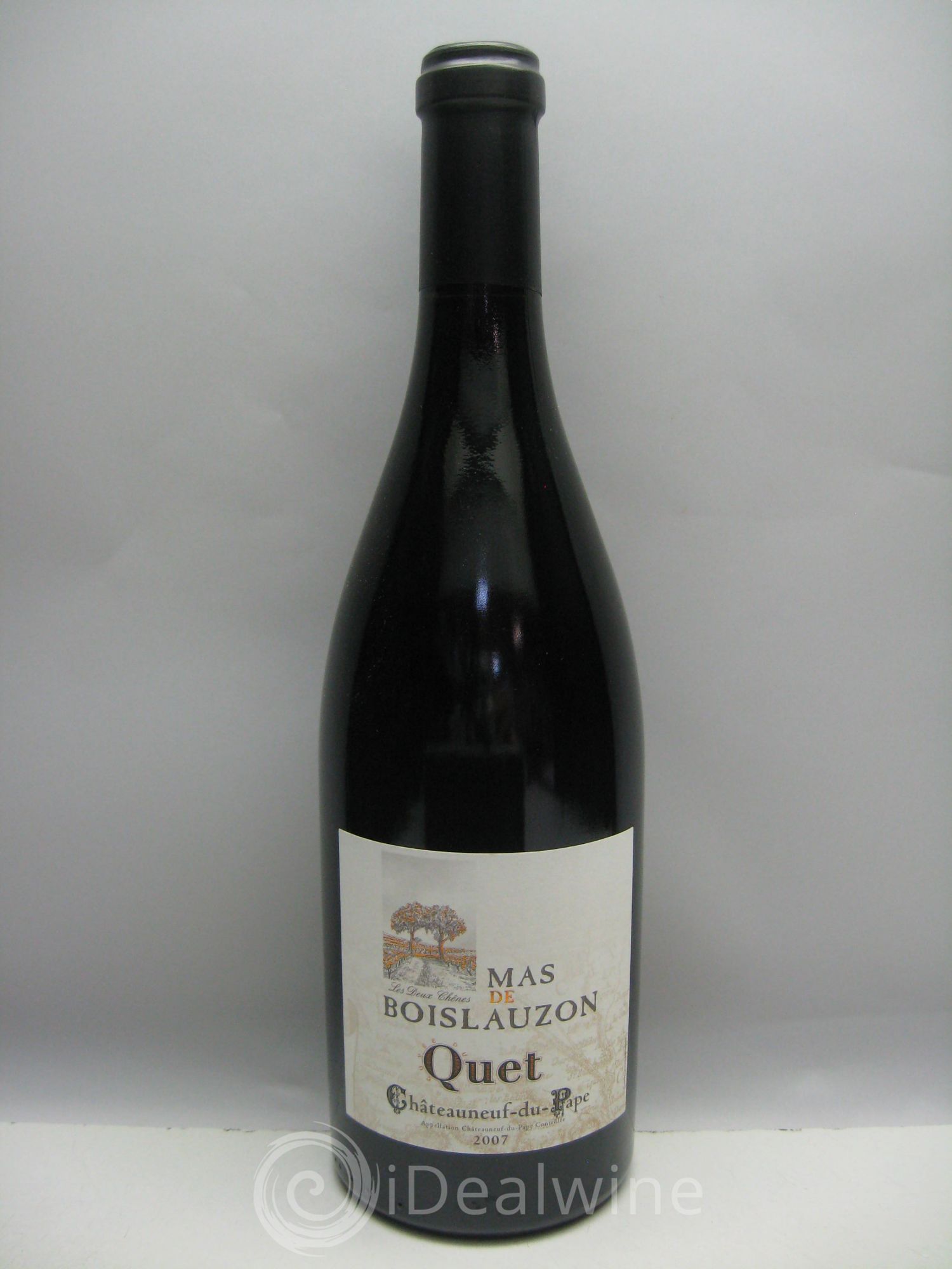 Châteauneuf-du-Pape Mas de Boislauzon Cuvée du Quet Christine et Daniel Chaussy (sans prix de réserve) 2007 - Lot de 1 bouteille - 0
