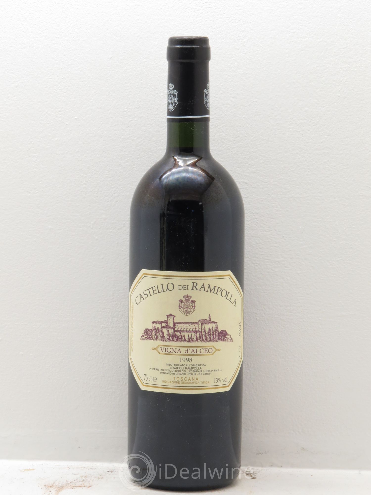 Toscana IGT Castello Dei Rampolla Vigna d'Alceo 1998 - Posten von 1 Flasche - 0