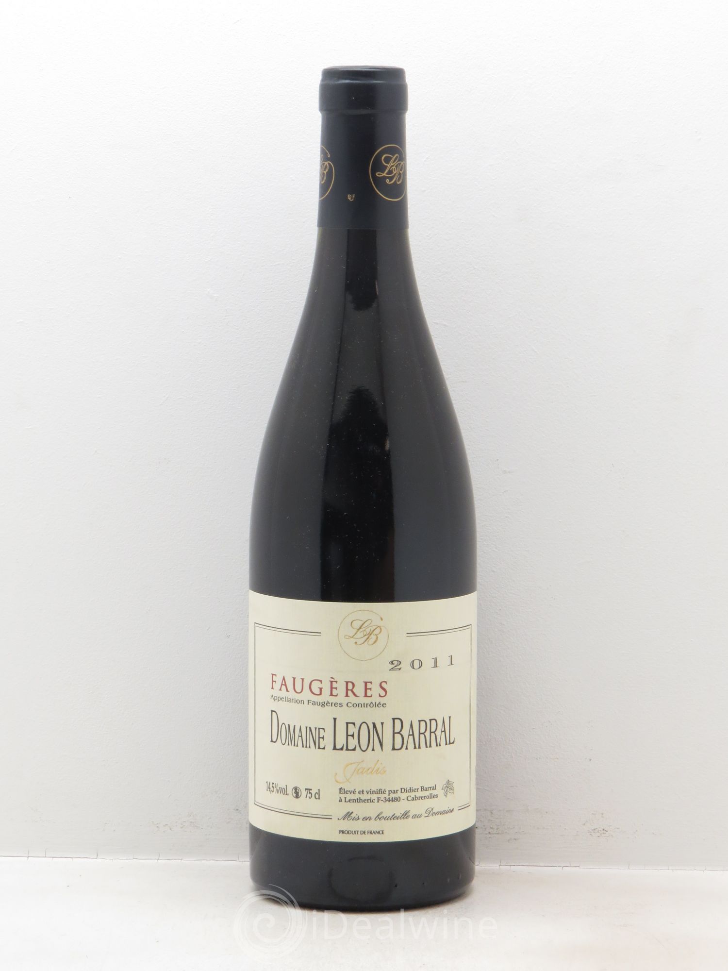 Faugères Jadis Domaine Léon Barral 2011 - Lot de 1 bouteille - 0