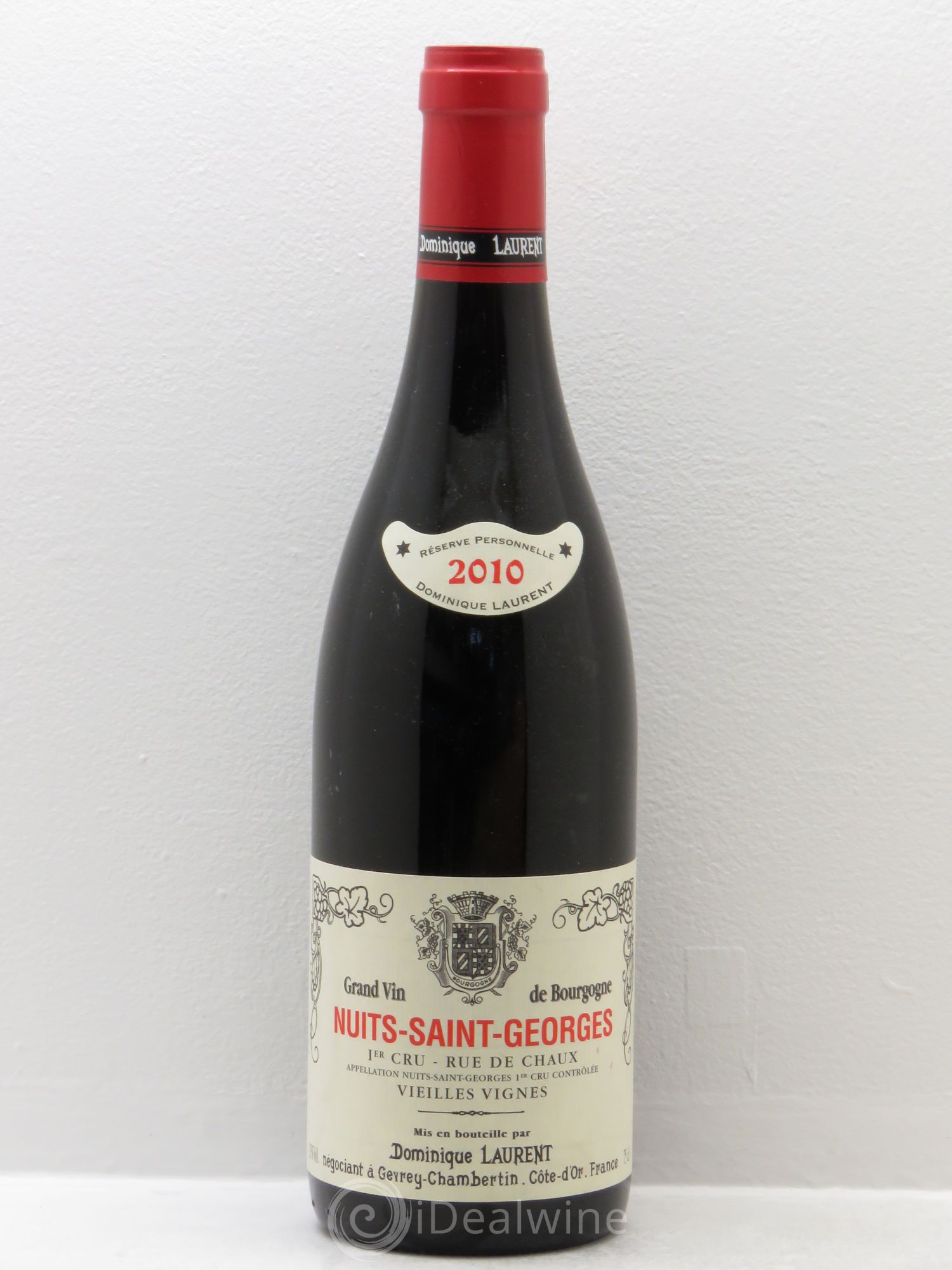 Nuits-Saint-Georges 1er Cru Rue de Chaux Vieilles Vignes Dominique Laurent 2010 - Lot de 1 bouteille - 0