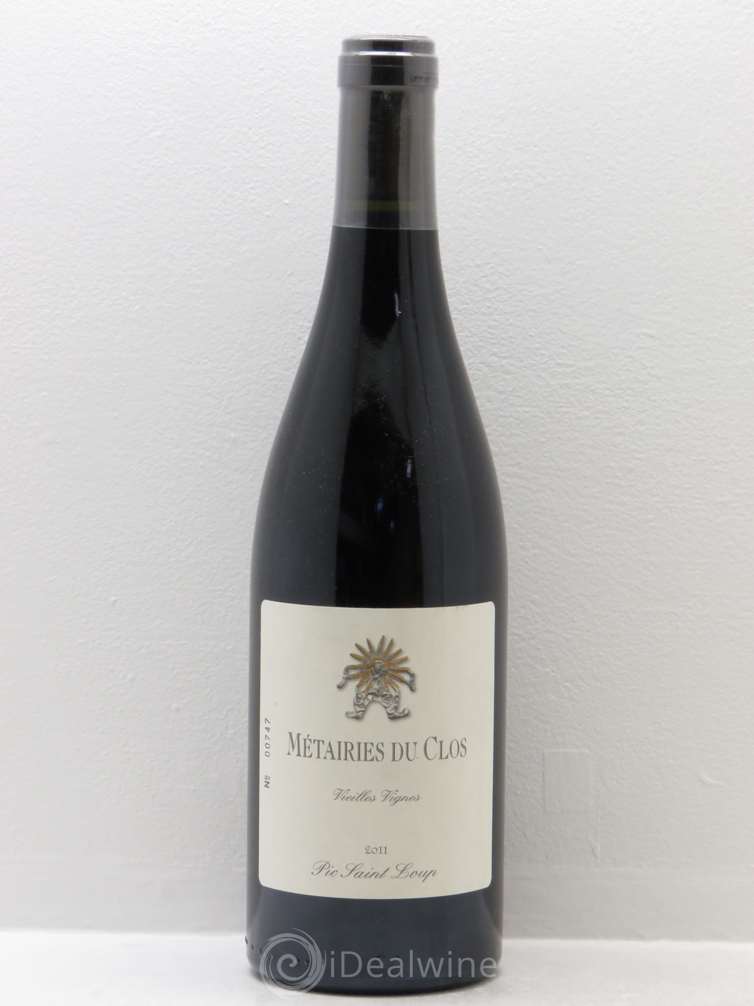 Pic Saint-Loup Les Métairies du Clos Vieilles Vignes Christophe Peyrus et Françoise Julien Vieilles Vignes 2011 - Lot de 1 bouteille - 0