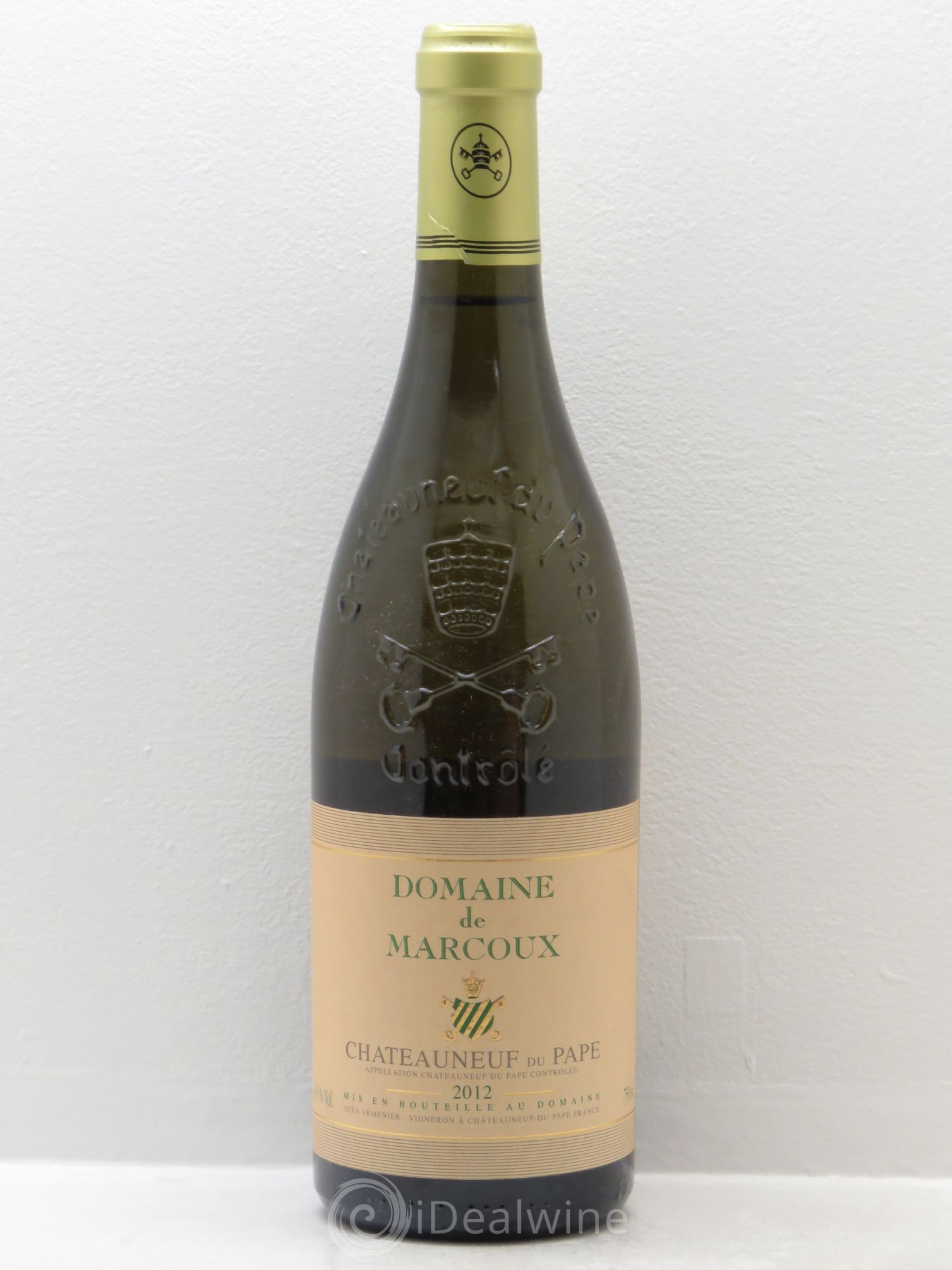 Châteauneuf-du-Pape Marcoux (Domaine de) 2012 - Lot de 1 bouteille - 0