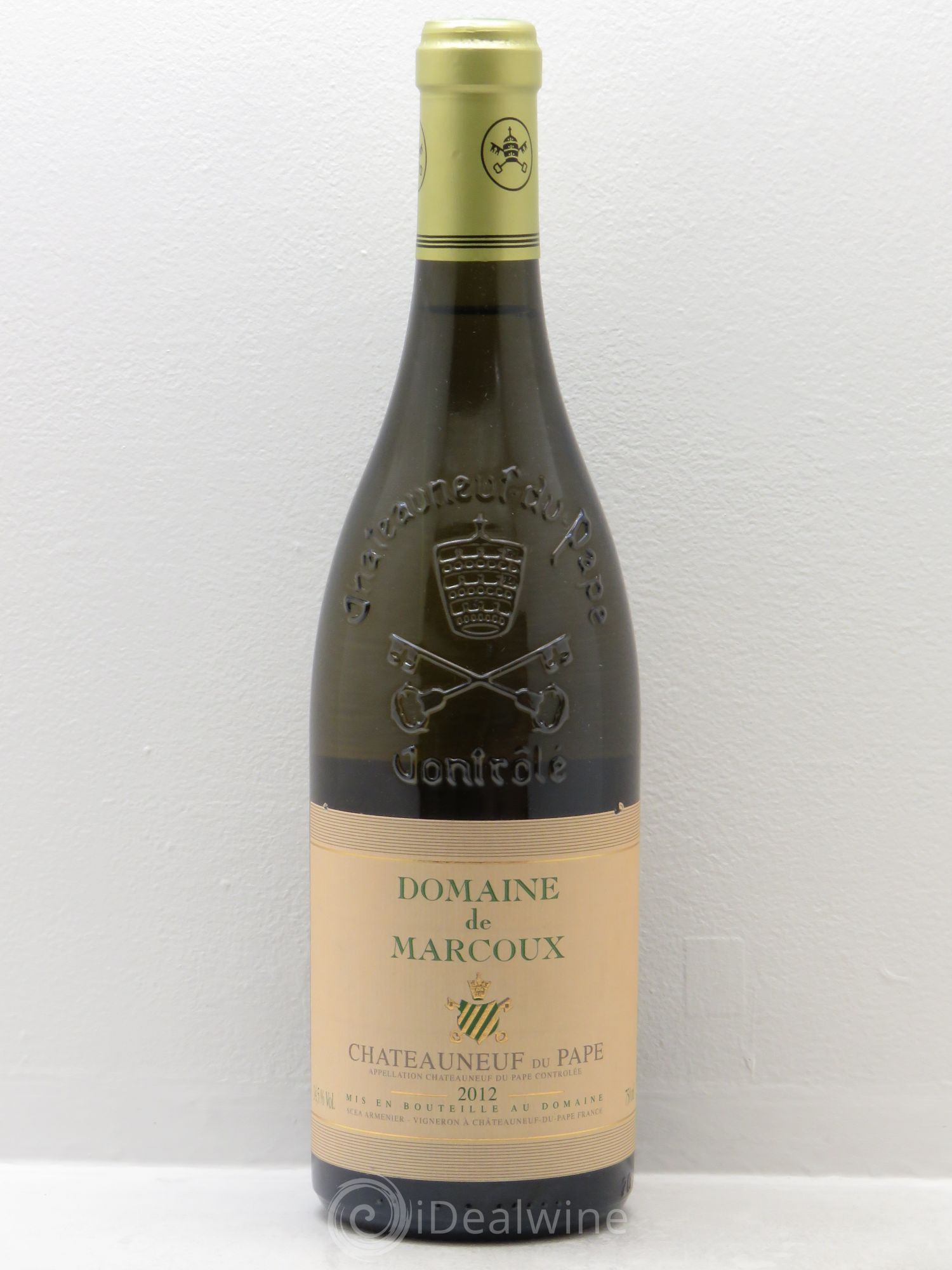 Châteauneuf-du-Pape Marcoux (Domaine de) 2012 - Lot de 1 bouteille - 0