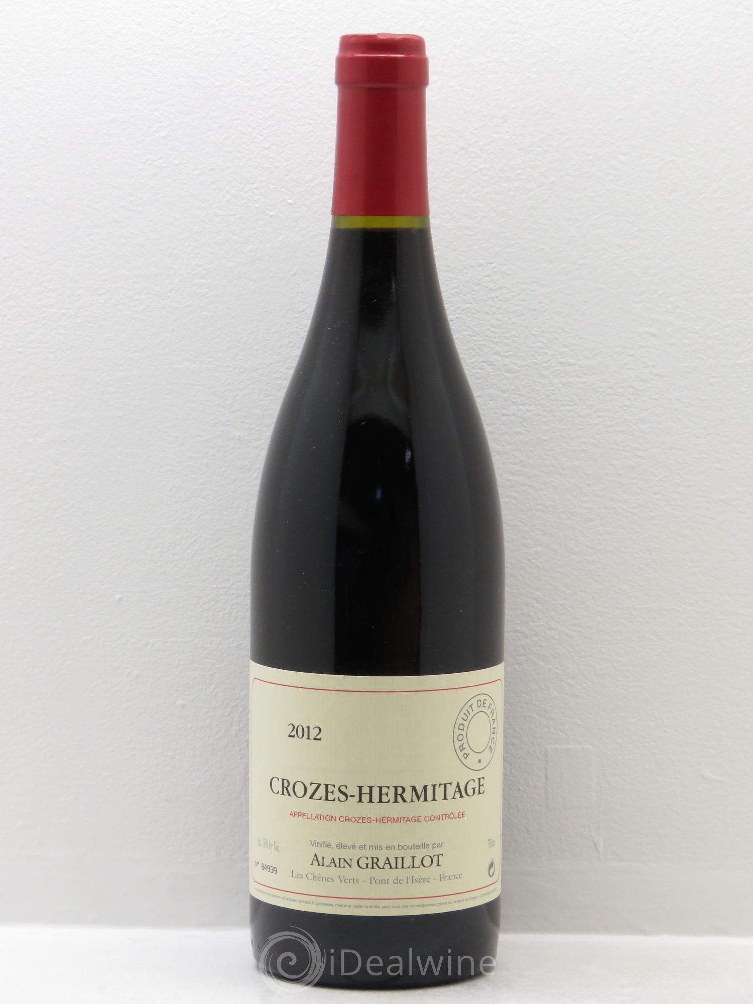 Crozes-Hermitage Domaine Graillot 2012 - Lot de 1 bouteille - 0