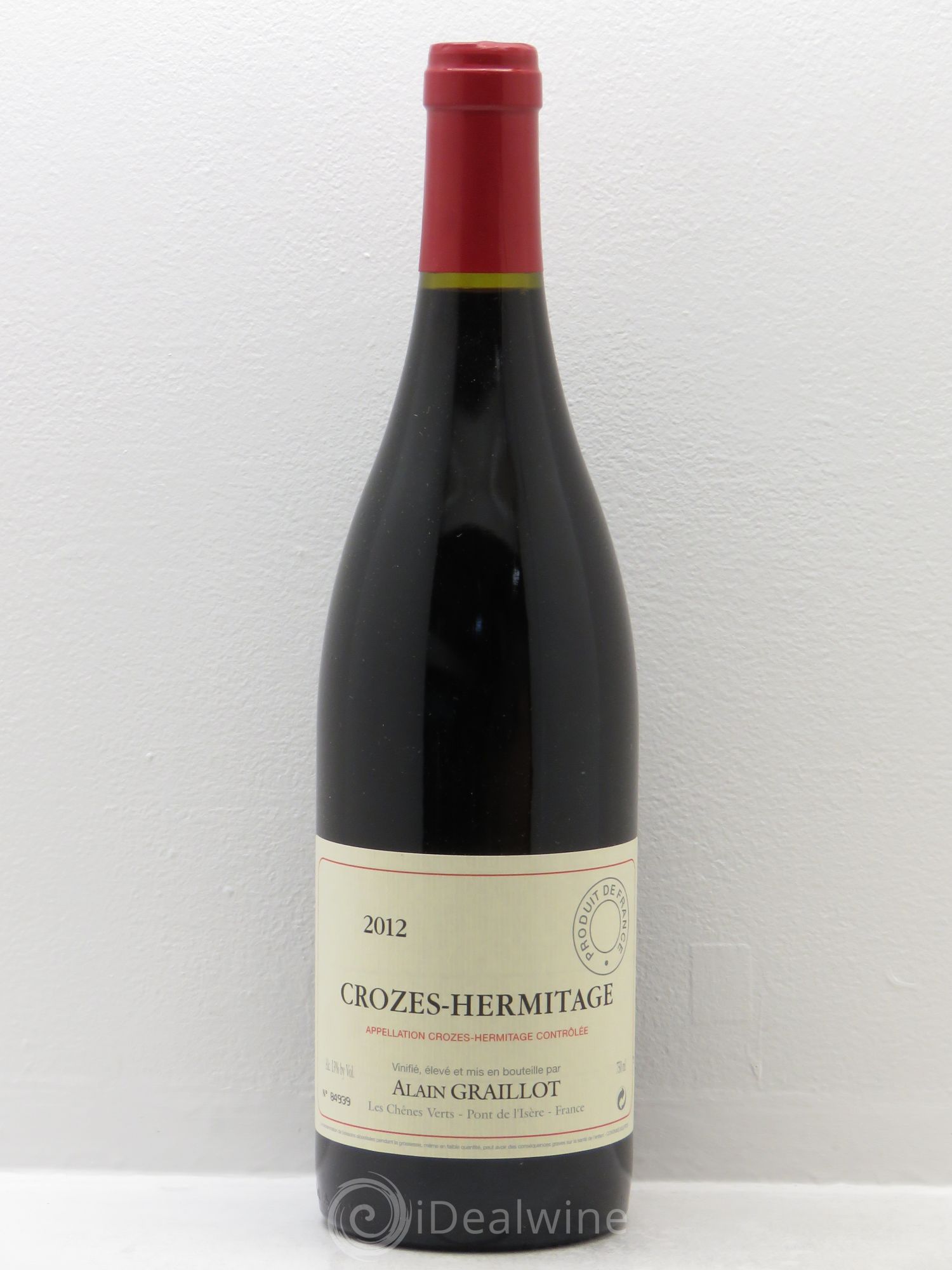 Crozes-Hermitage Domaine Graillot 2012 - Lot de 1 bouteille - 0