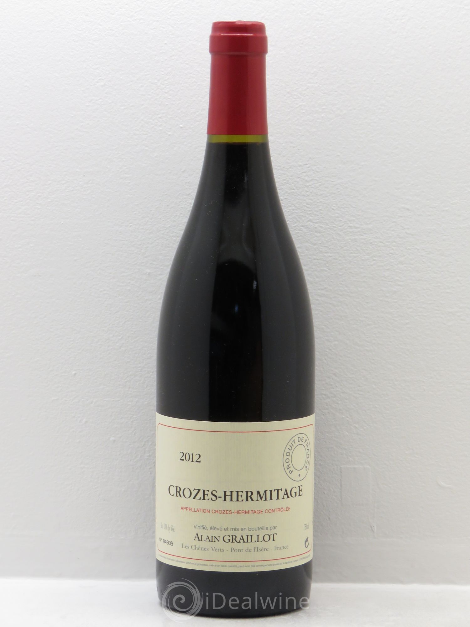 Crozes-Hermitage Domaine Graillot 2012 - Lot de 1 bouteille - 0