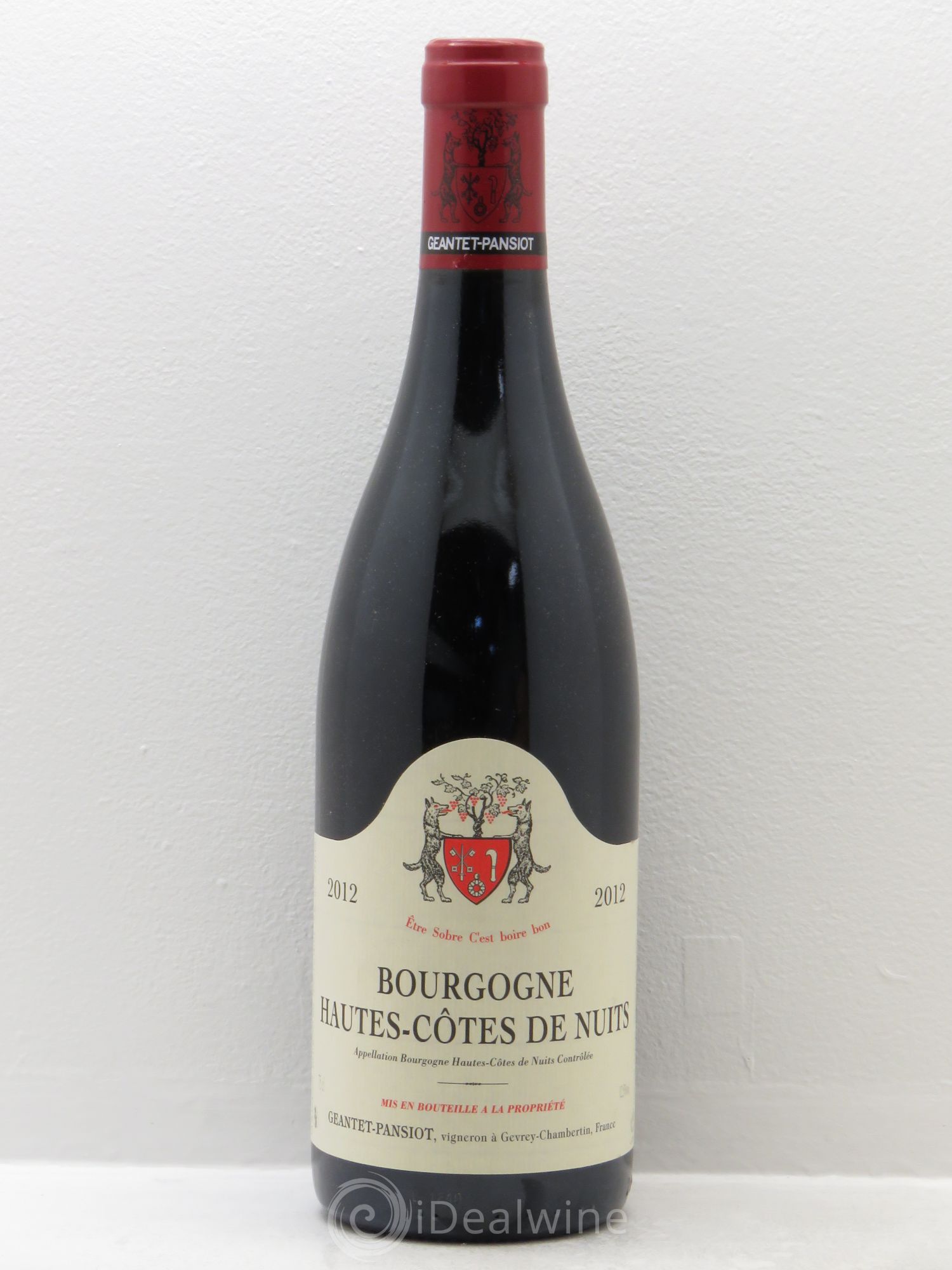 Hautes-Côtes de Nuits Geantet-Pansiot 2012 - Lot de 1 bouteille - 0
