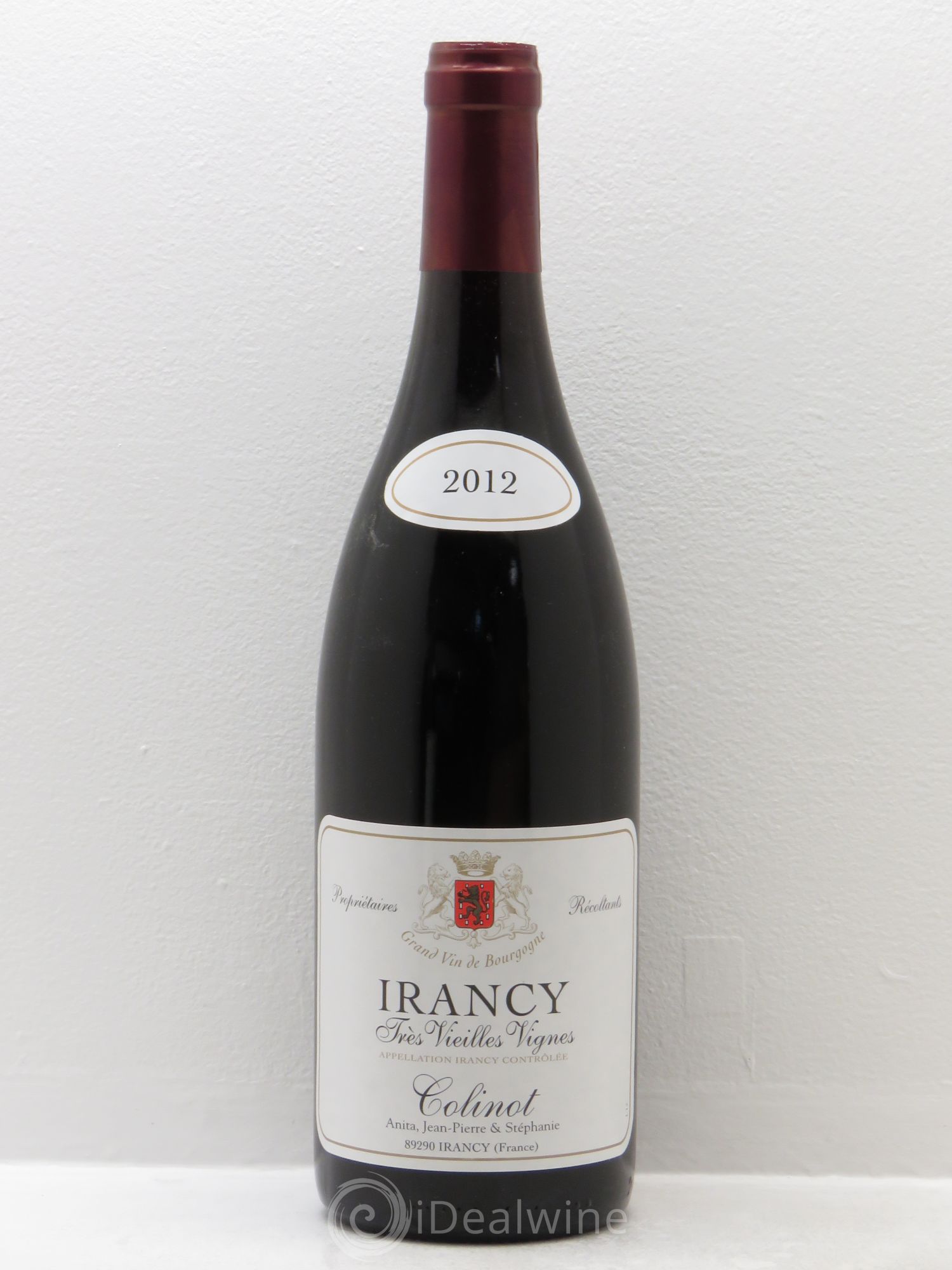 Irancy Très Vieilles Vignes Colinot 2012 - Lot de 1 bouteille - 0