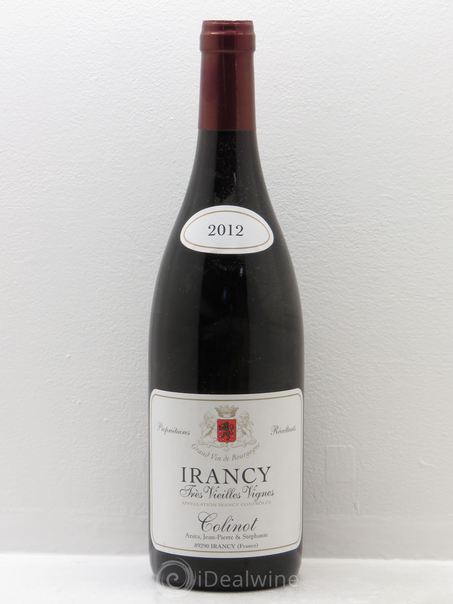 Irancy Très Vieilles Vignes Colinot 2012 - Lot de 1 bouteille - 0