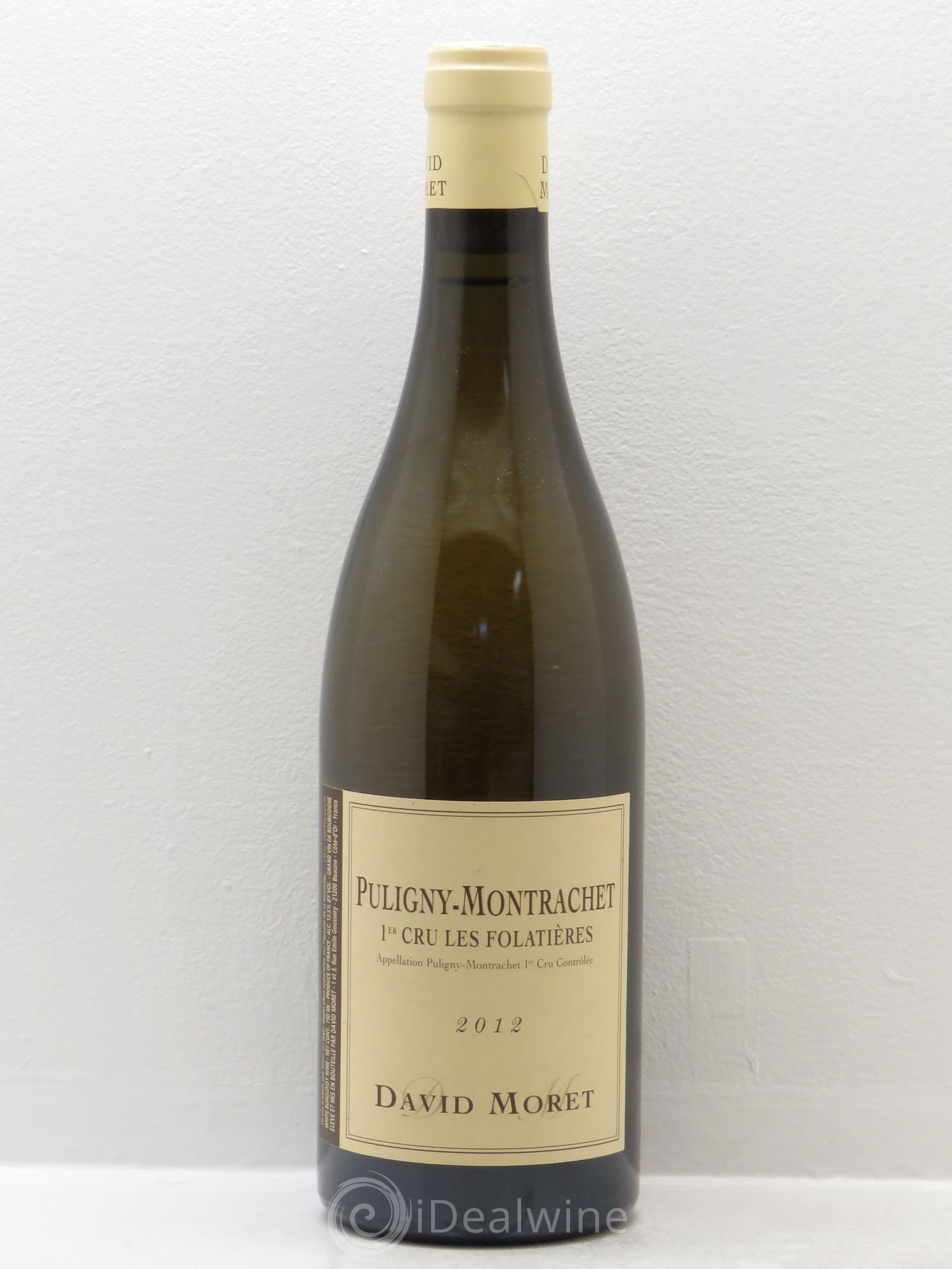 Puligny-Montrachet 1er Cru Les Folatières David Moret (Domaine) 2012 - Lot de 1 bouteille - 0