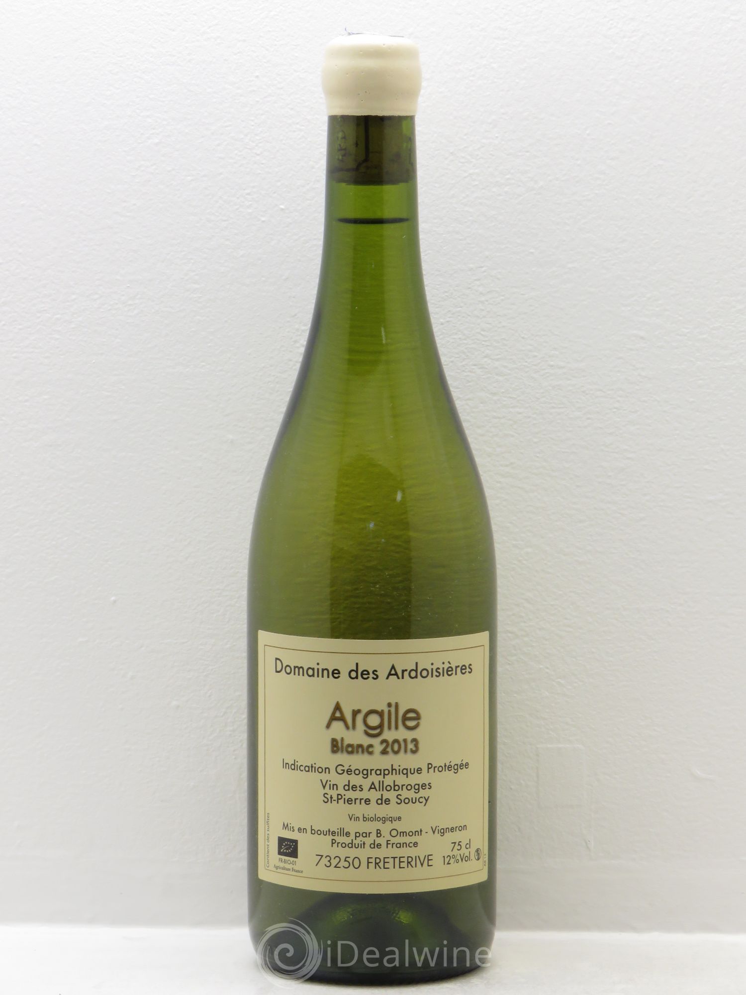 Vin des Allobroges Saint-Pierre-de-Soucy Argile Ardoisières (Domaine des) 2013 - Lot de 1 bouteille - 0