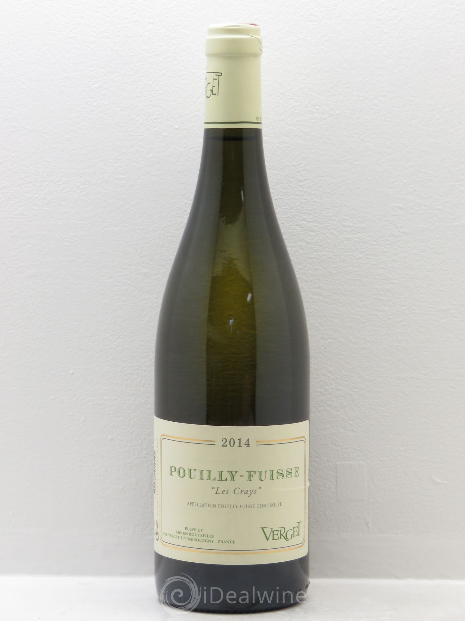 Pouilly-Fuissé Les Crays Verget 2014 - Lot de 1 bouteille - 0