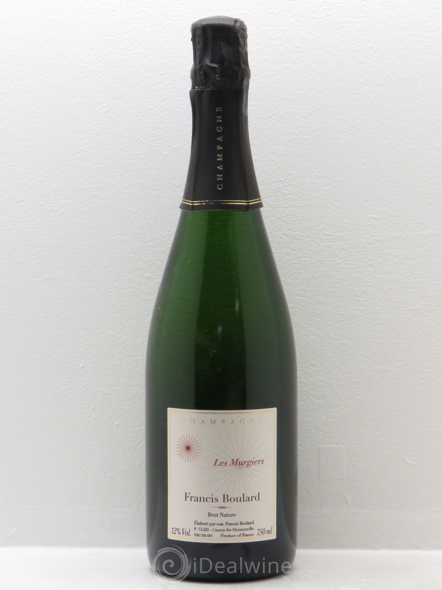 Les Murgiers Brut Nature Francis Boulard - Lot de 1 bouteille - 0