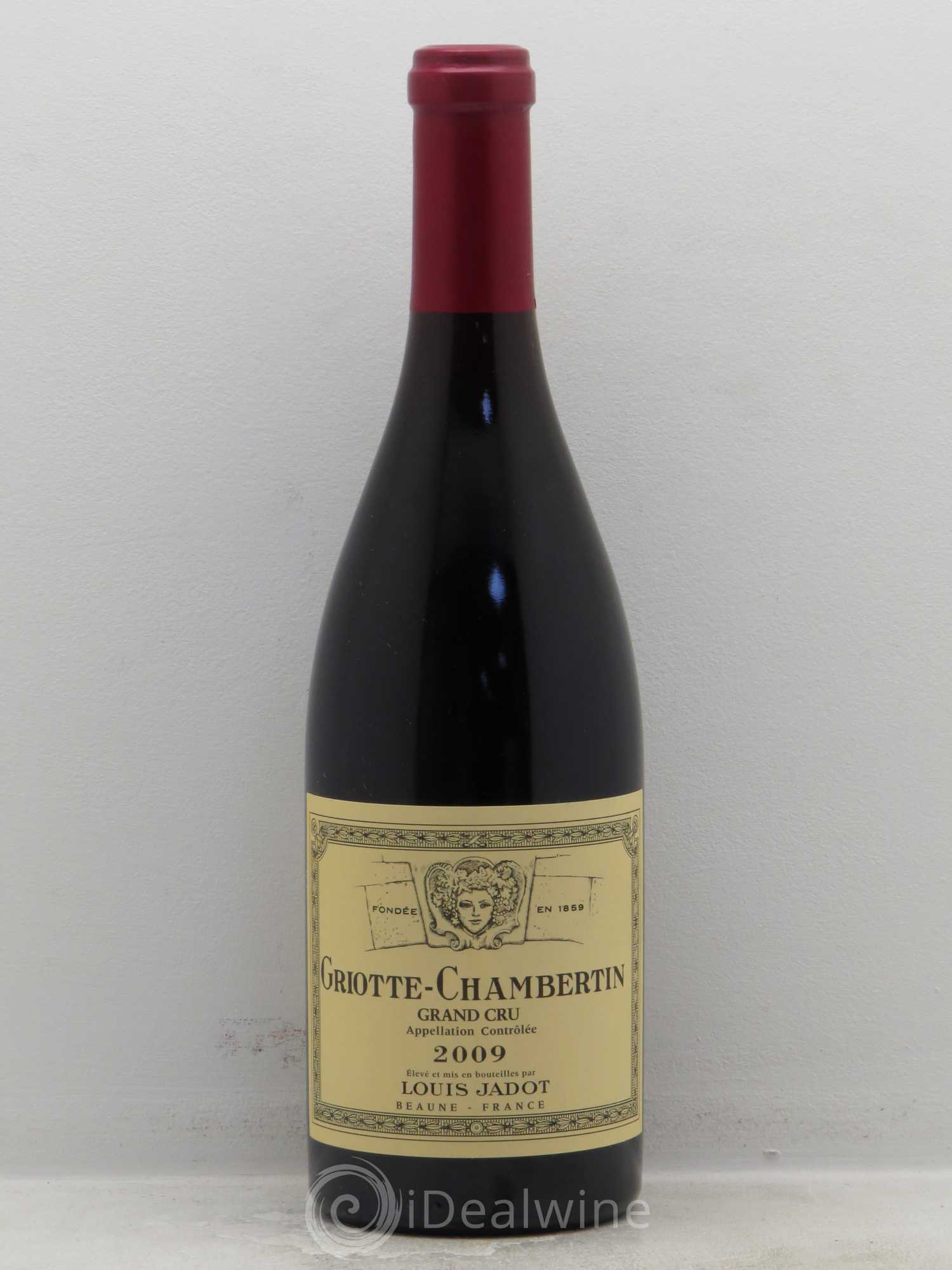 Griotte-Chambertin Grand Cru Maison Louis Jadot 2009 - Lot de 1 bouteille - 0