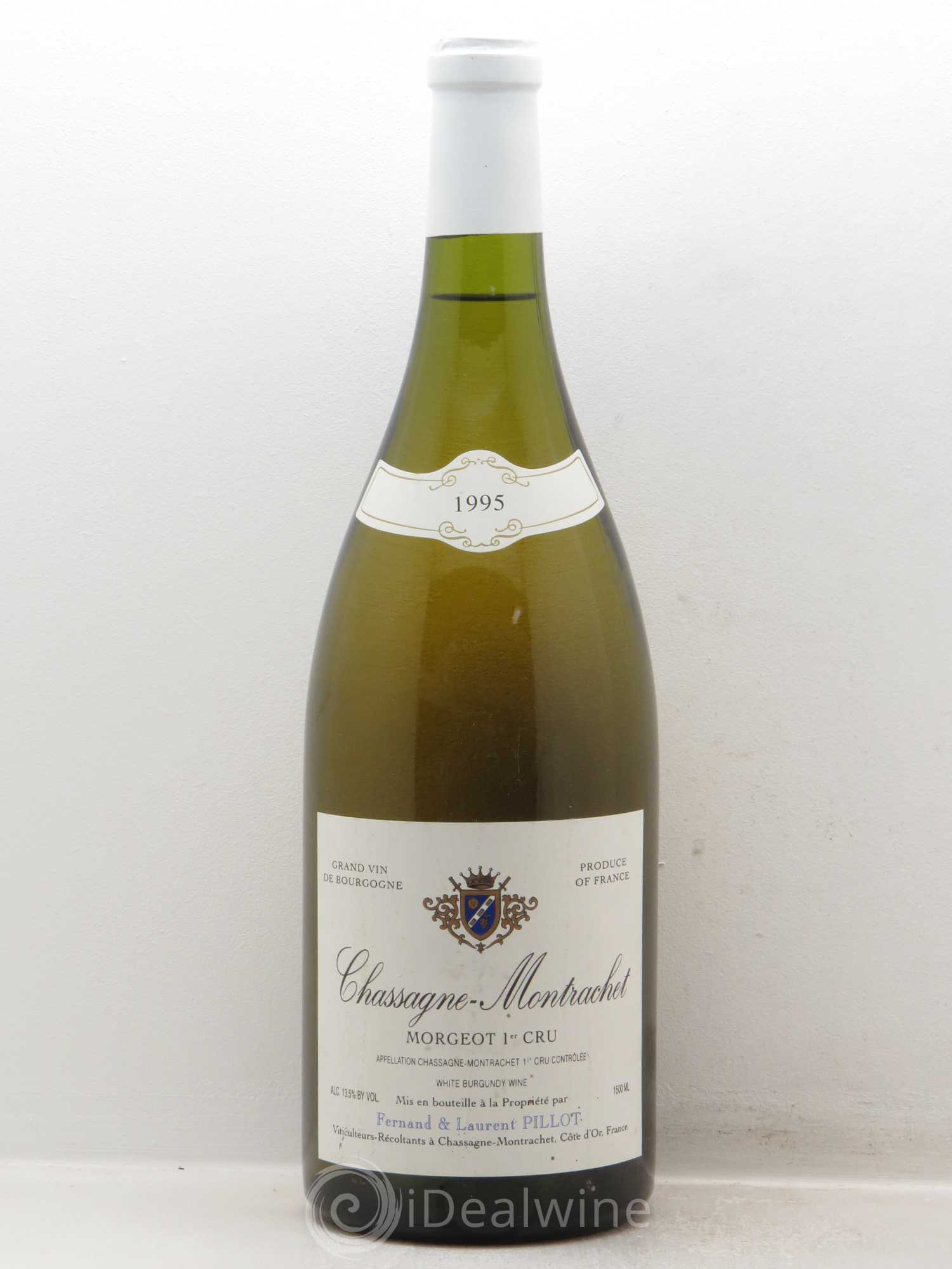 Chassagne-Montrachet 1er Cru F et L Pillot 1995 - Posten von 1 Magnum - 0
