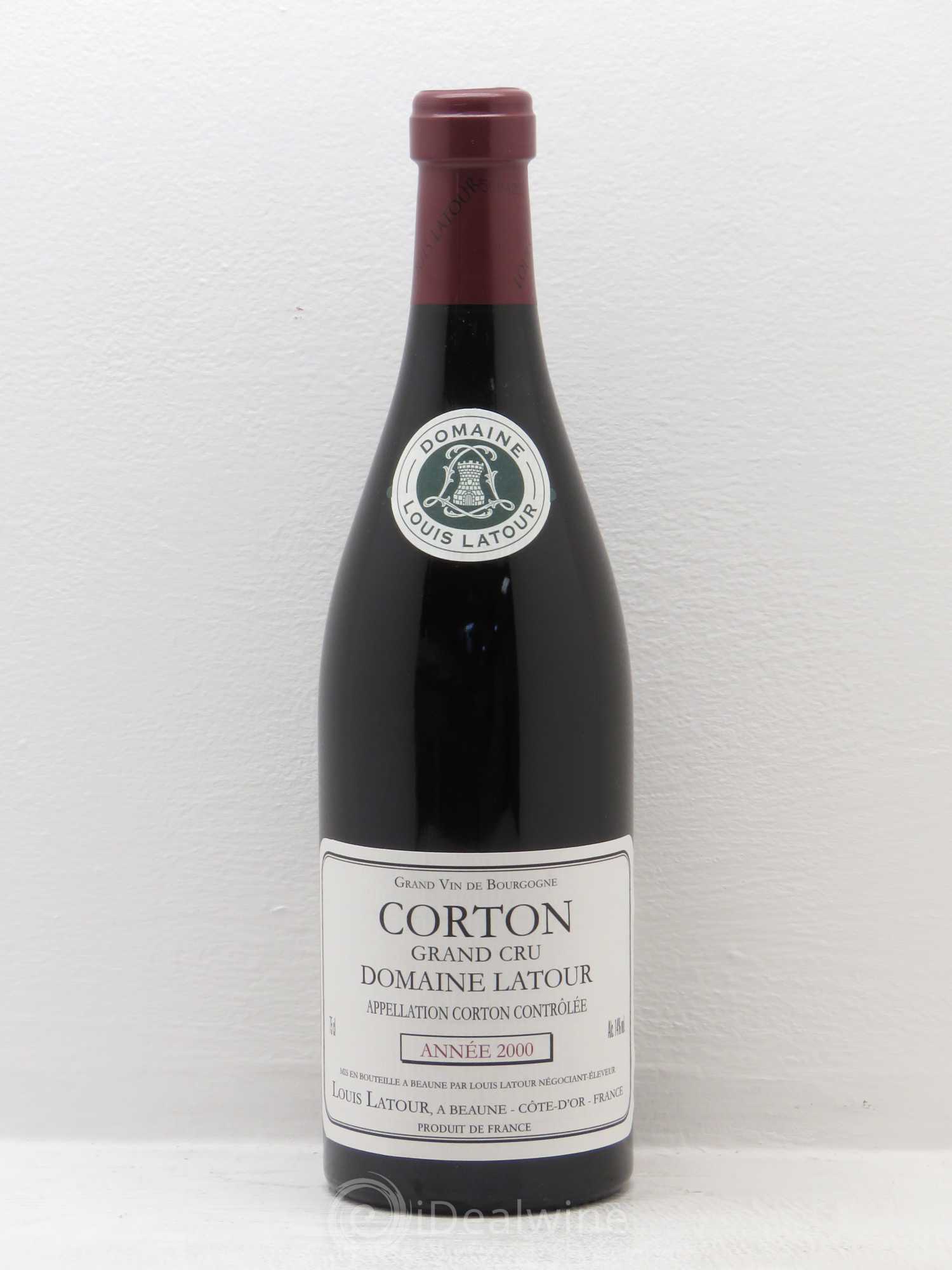 Corton Grand Cru Louis Latour 2000 - Lot de 1 bouteille - 0