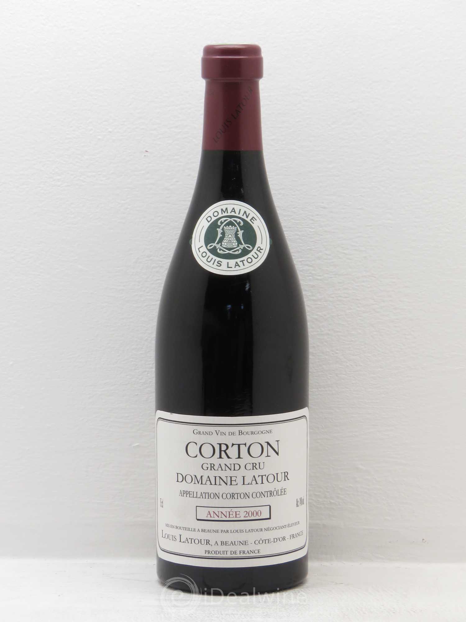 Corton Grand Cru Louis Latour 2000 - Lot de 1 bouteille - 0