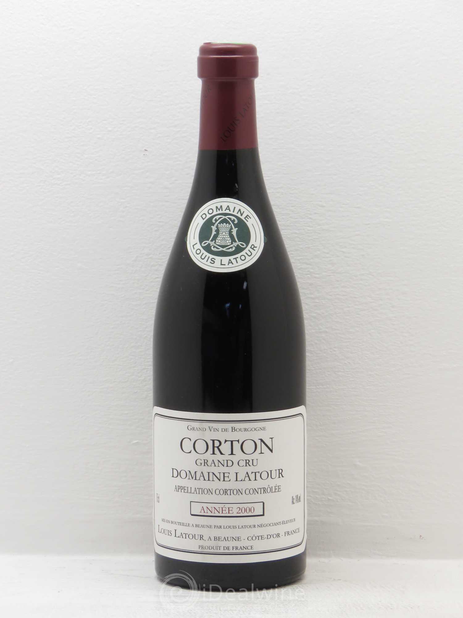 Corton Grand Cru Louis Latour 2000 - Lot de 1 bouteille - 0