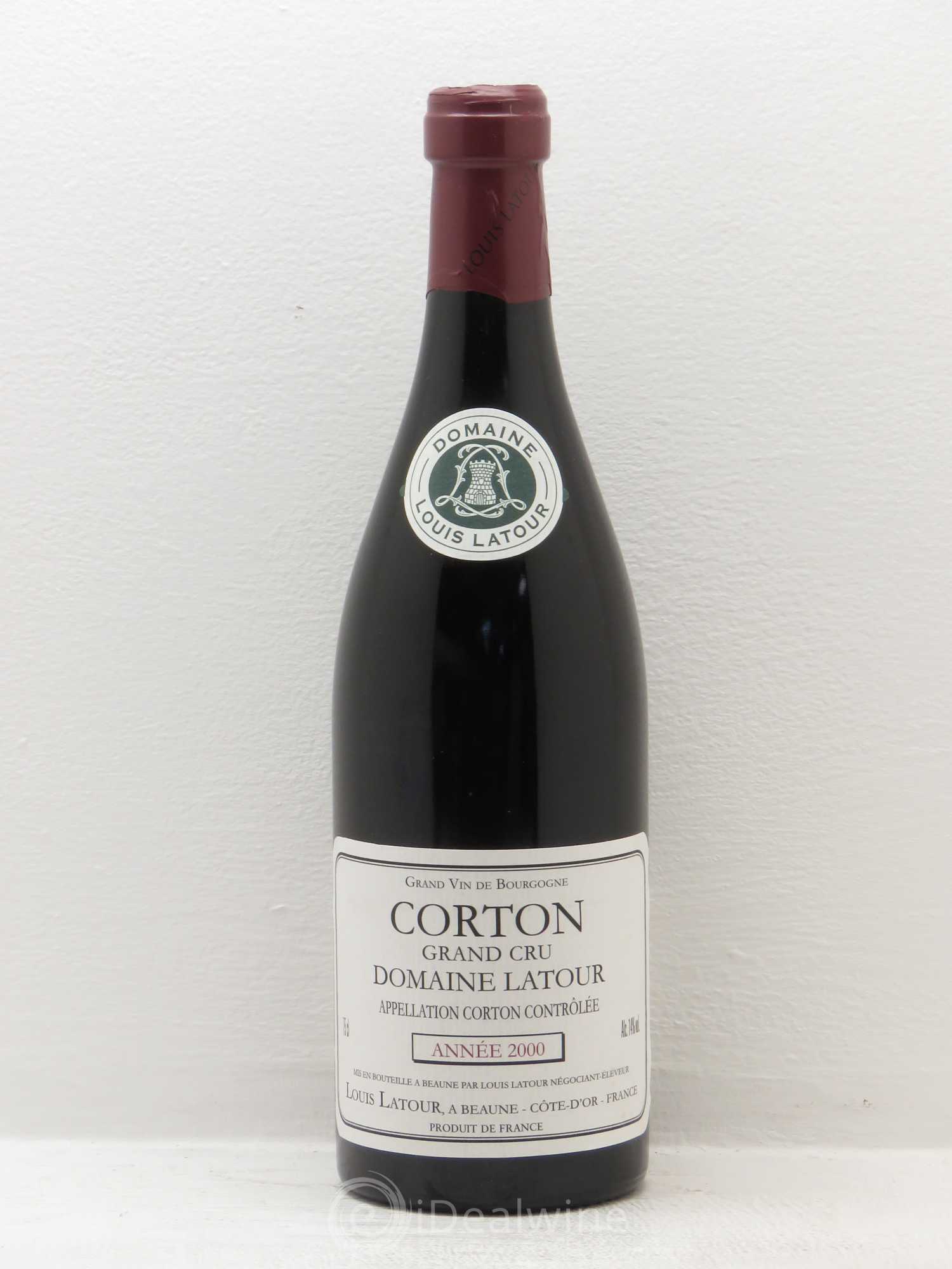 Corton Grand Cru Louis Latour 2000 - Lot de 1 bouteille - 0