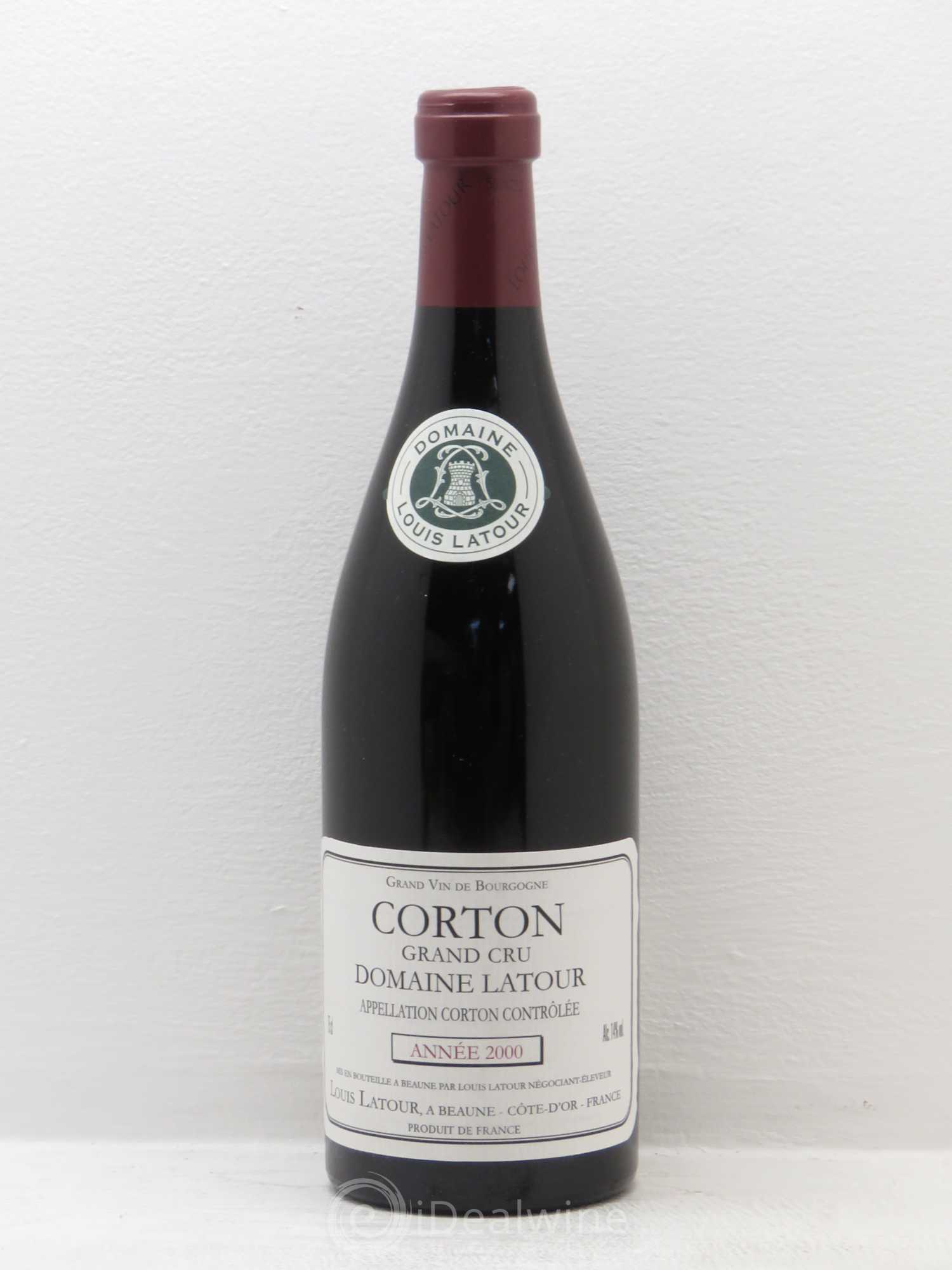 Corton Grand Cru Louis Latour 2000 - Lot de 1 bouteille - 0