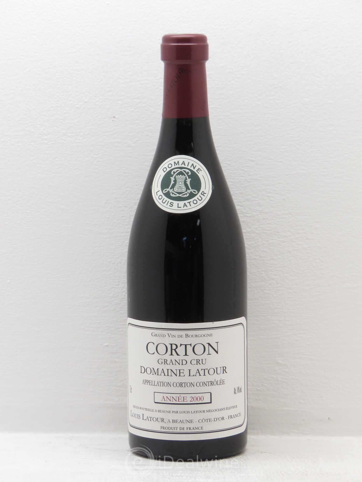 Corton Grand Cru Louis Latour 2000 - Lot de 1 bouteille - 0