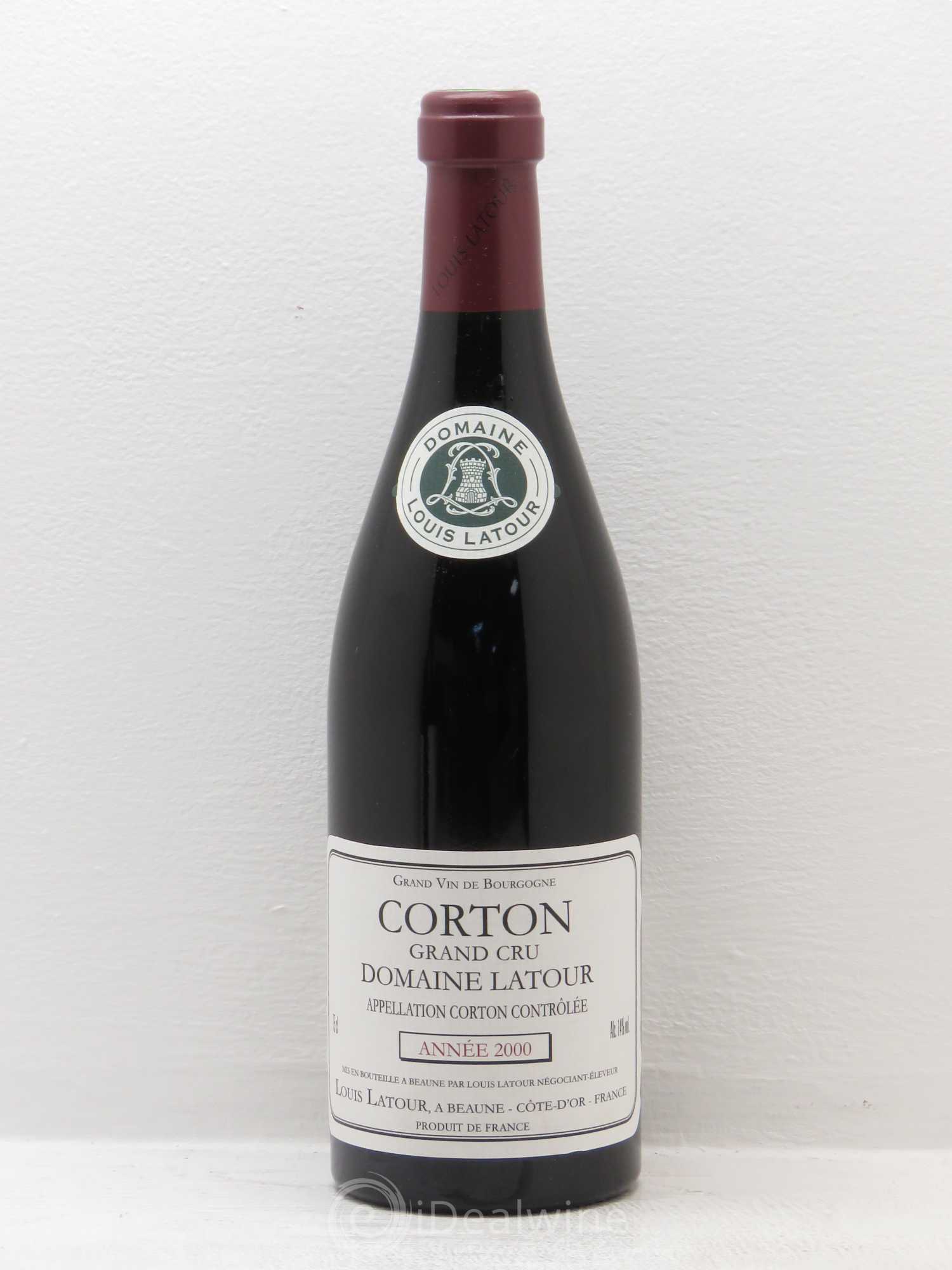 Corton Grand Cru Louis Latour 2000 - Lot de 1 bouteille - 0