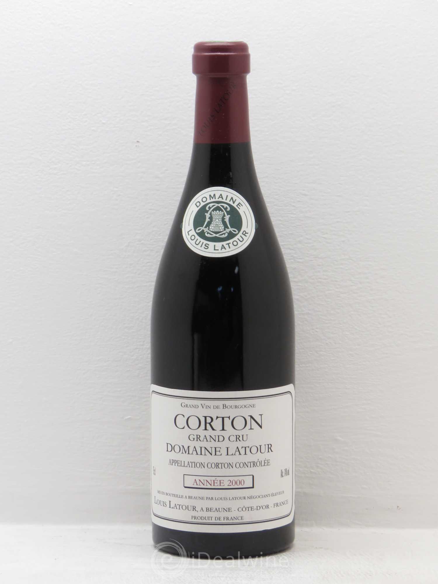Corton Grand Cru Louis Latour 2000 - Lot de 1 bouteille - 0