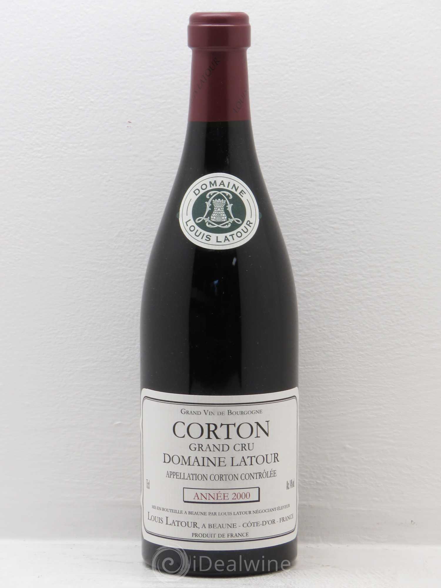 Corton Grand Cru Louis Latour 2000 - Lot de 1 bouteille - 0