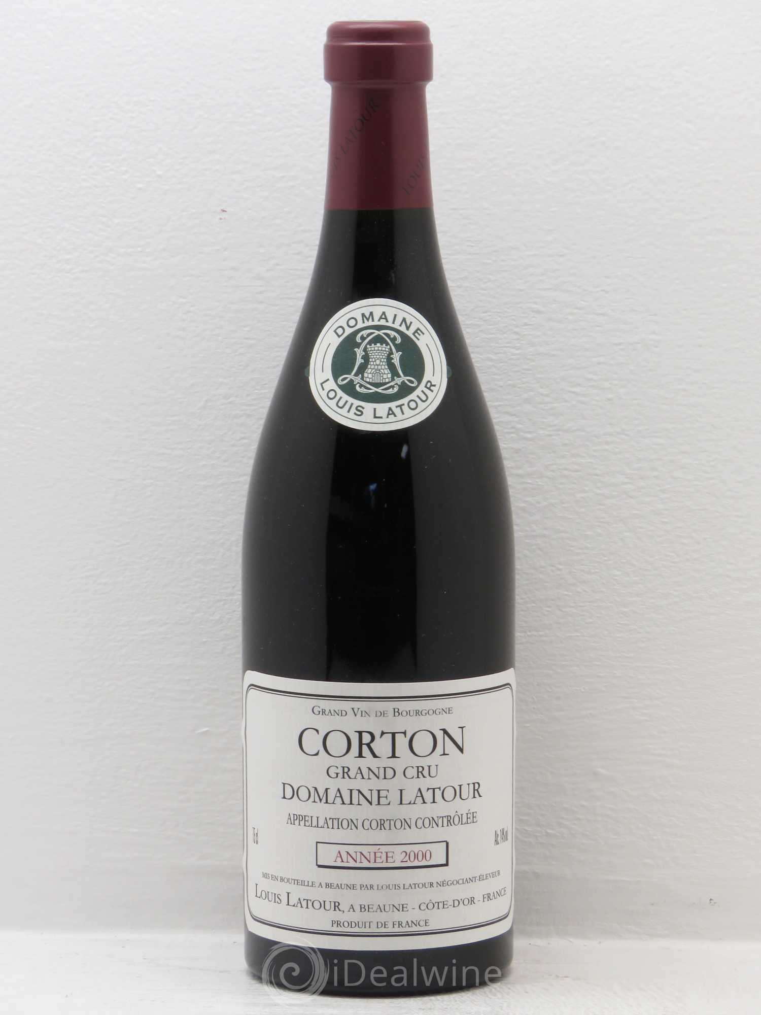 Corton Grand Cru Louis Latour 2000 - Lot de 1 bouteille - 0