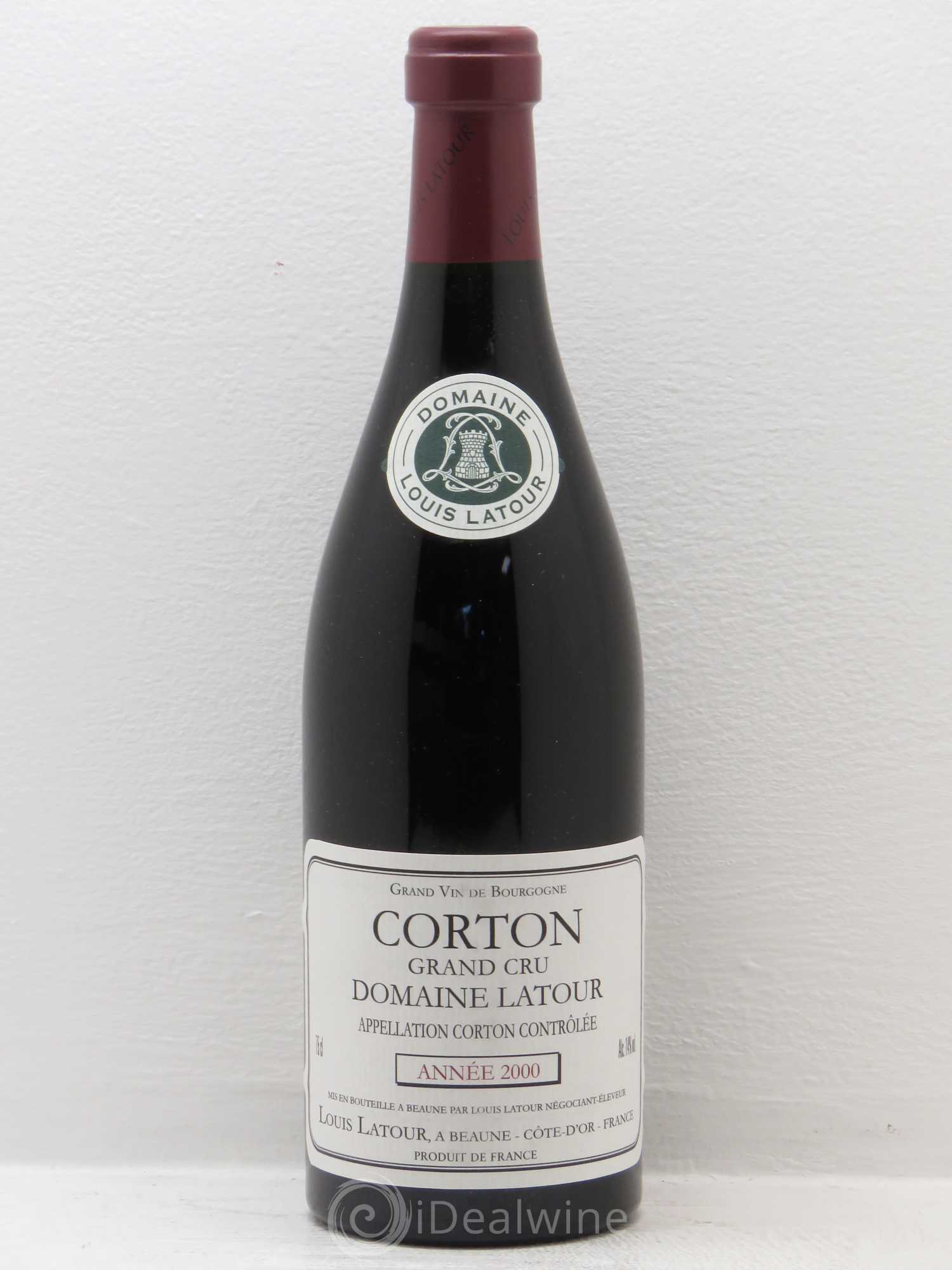 Corton Grand Cru Louis Latour 2000 - Lot de 1 bouteille - 0