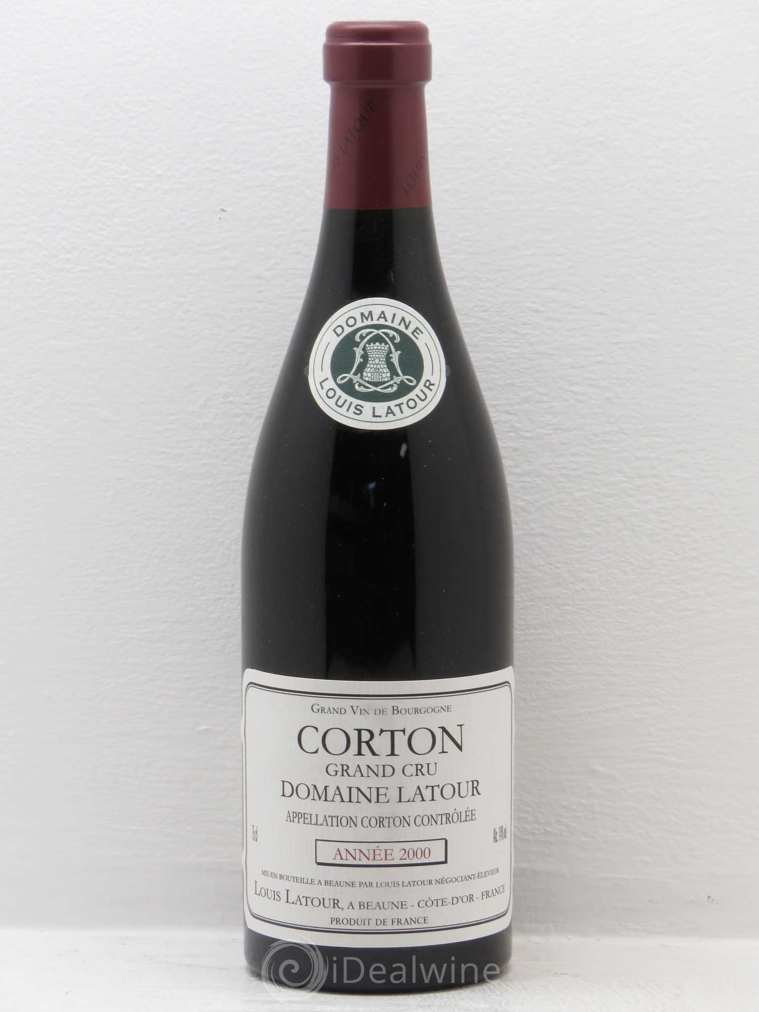 Corton Grand Cru Louis Latour 2000 - Lot de 1 bouteille - 0