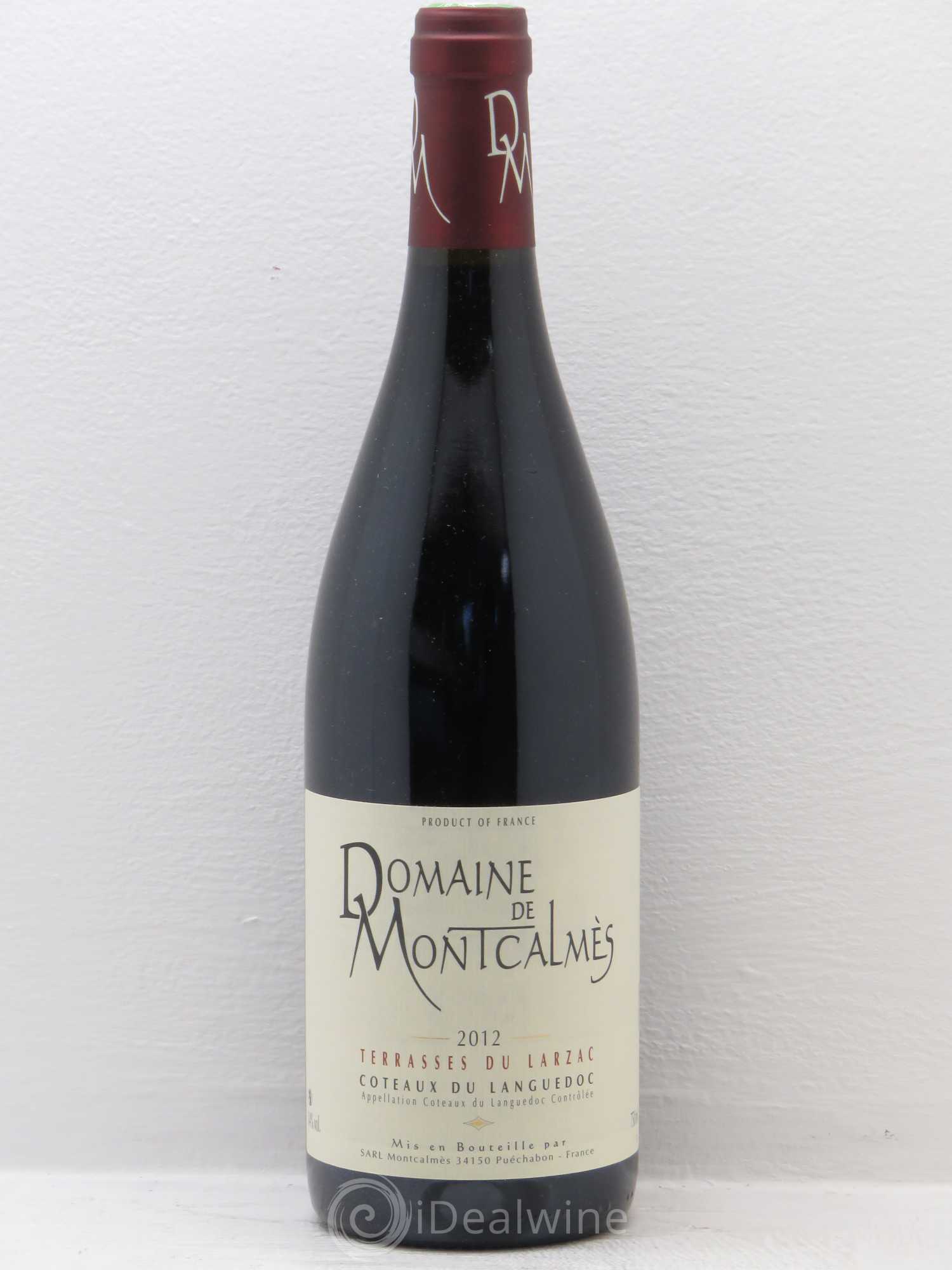 Terrasses du Larzac Domaine de Montcalmès Frédéric Pourtalié 2012 - Lot de 1 bouteille - 0