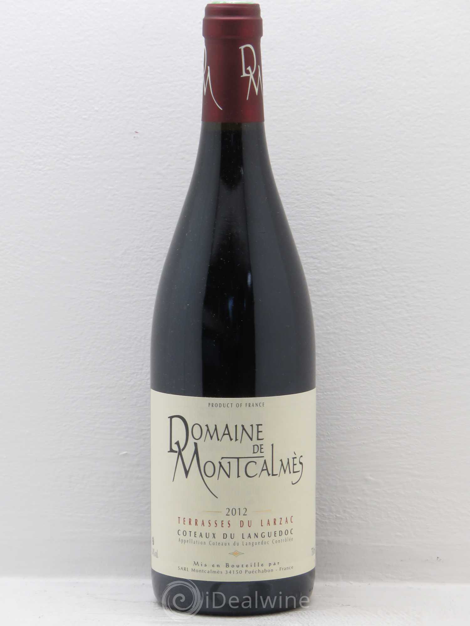Terrasses du Larzac Domaine de Montcalmès Frédéric Pourtalié 2012 - Lot de 1 bouteille - 0