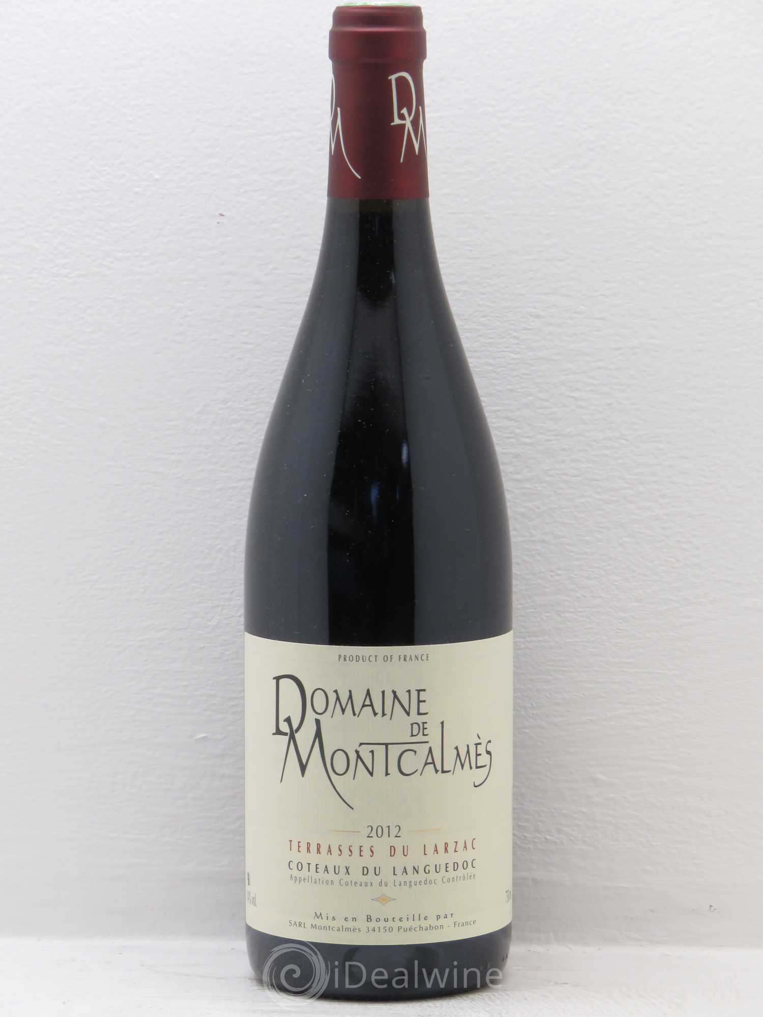 Terrasses du Larzac Domaine de Montcalmès Frédéric Pourtalié 2012 - Lot de 1 bouteille - 0