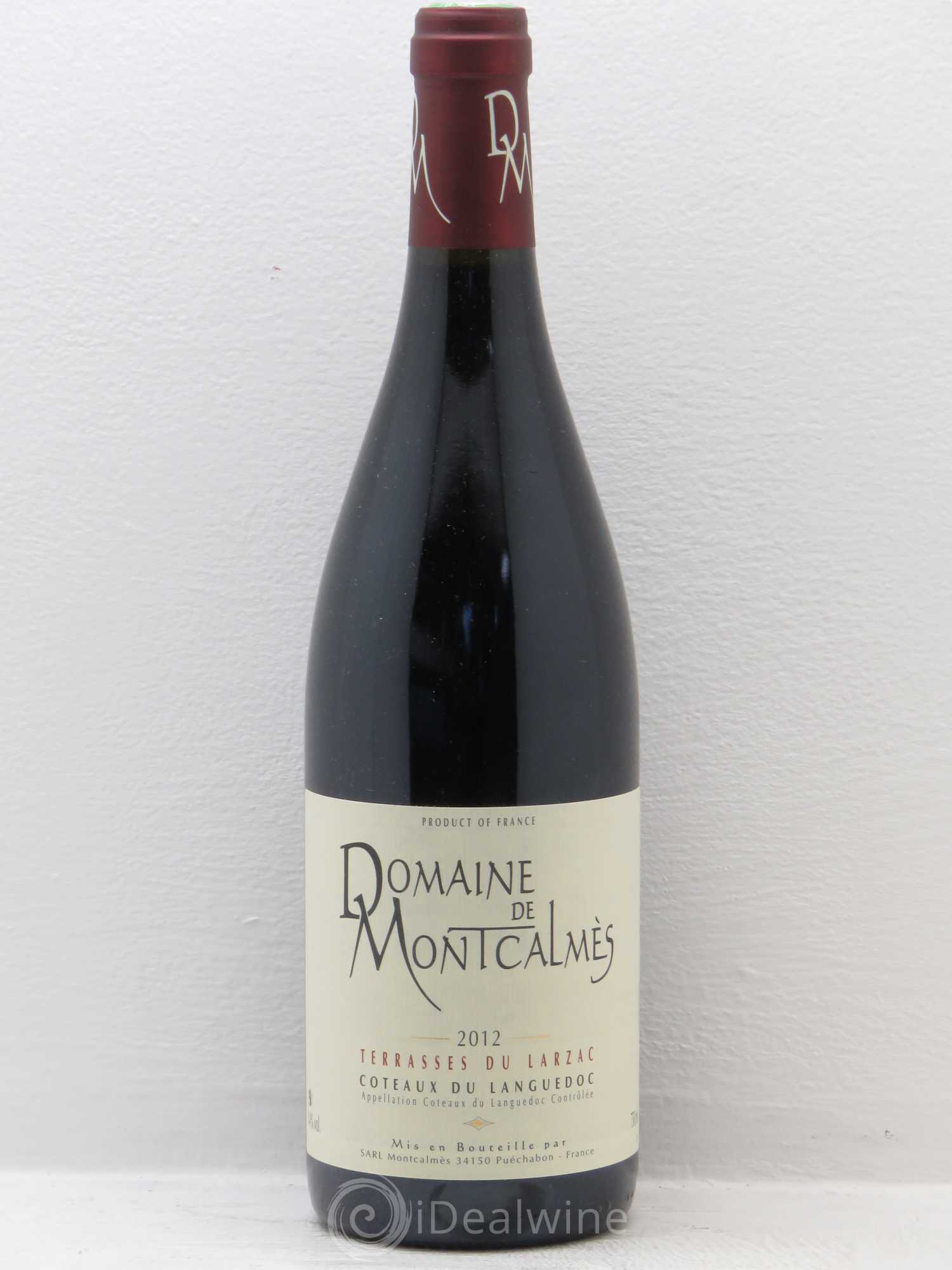 Terrasses du Larzac Domaine de Montcalmès Frédéric Pourtalié 2012 - Lot de 1 bouteille - 0