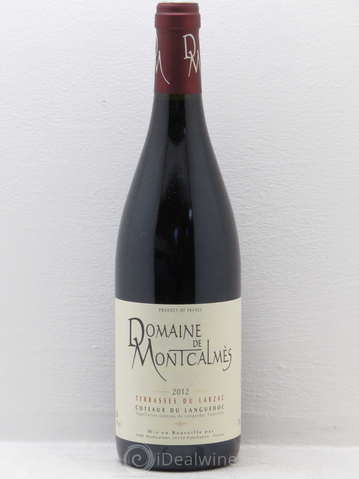 Terrasses du Larzac Domaine de Montcalmès Frédéric Pourtalié 2012 - Lot de 1 bouteille - 0