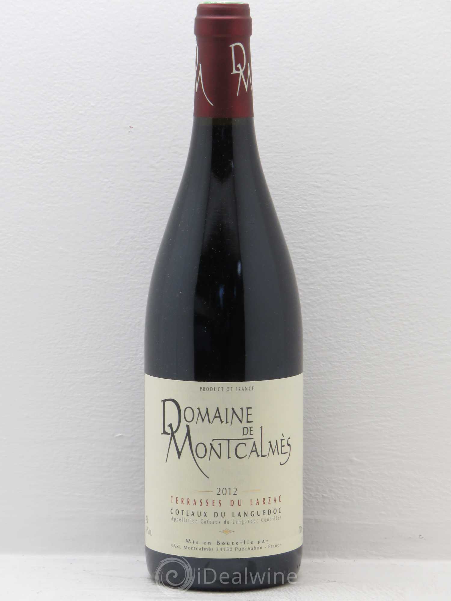 Terrasses du Larzac Domaine de Montcalmès Frédéric Pourtalié 2012 - Lot de 1 bouteille - 0