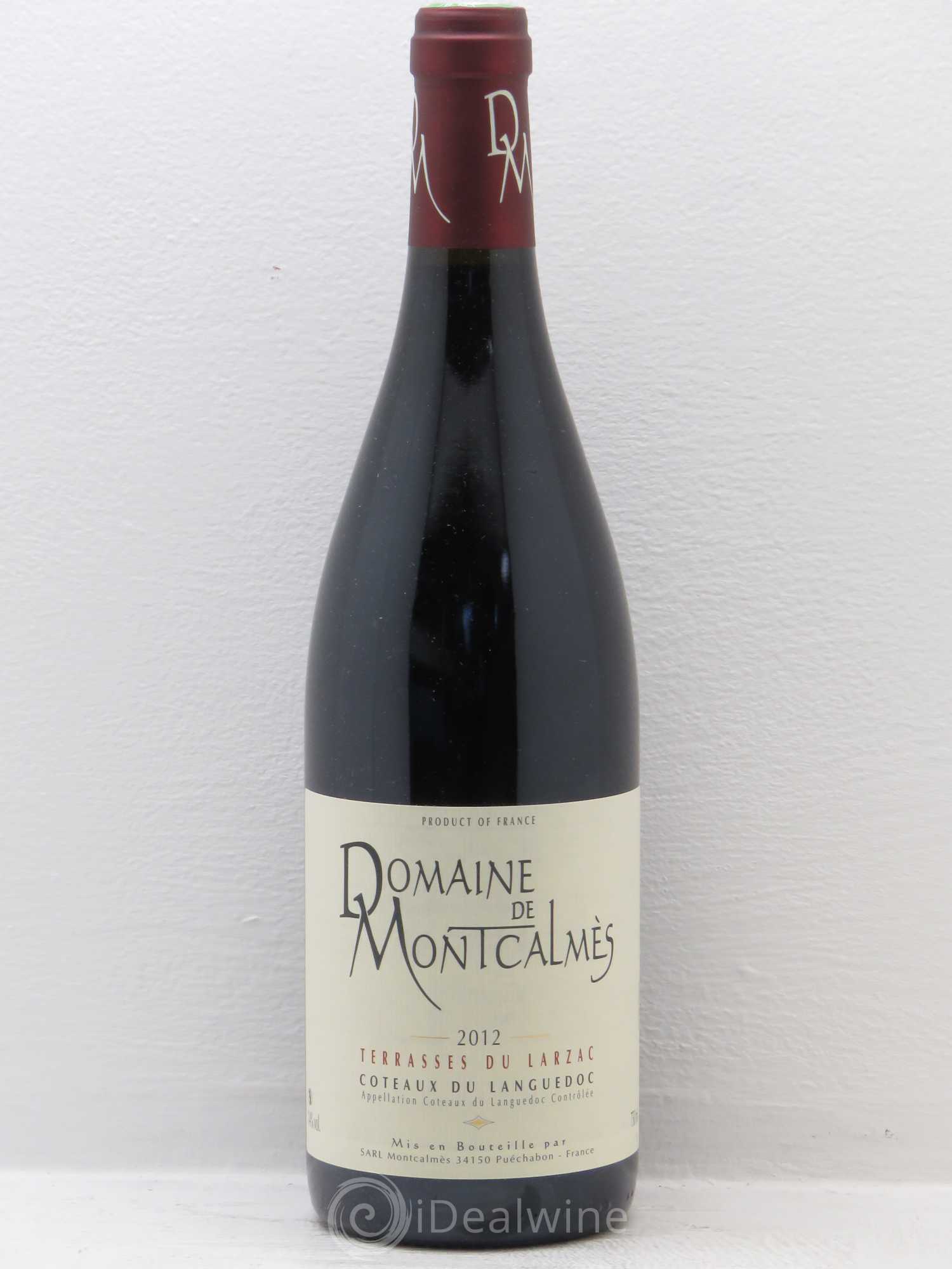 Terrasses du Larzac Domaine de Montcalmès Frédéric Pourtalié 2012 - Lot de 1 bouteille - 0