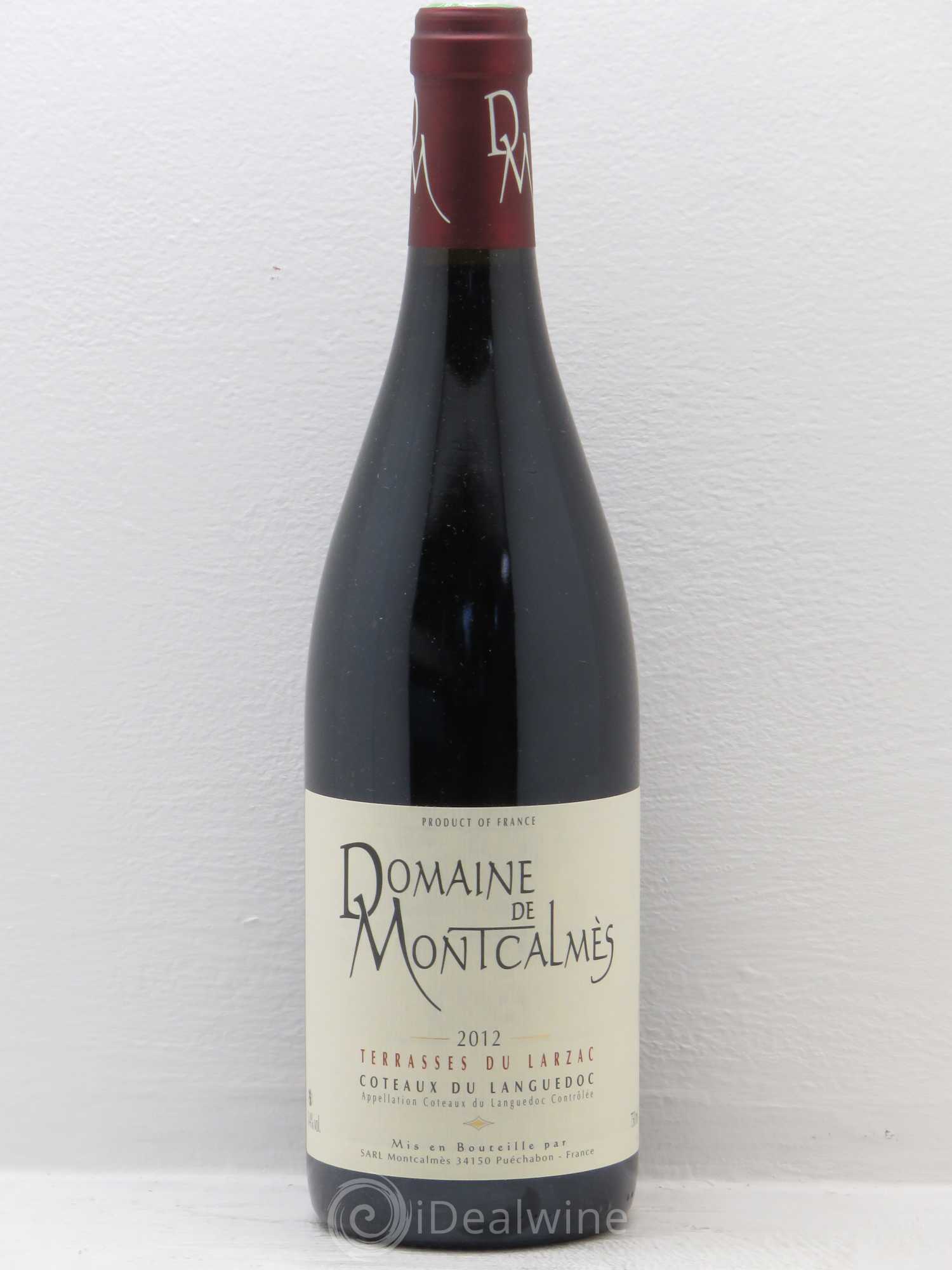 Terrasses du Larzac Domaine de Montcalmès Frédéric Pourtalié 2012 - Lot de 1 bouteille - 0