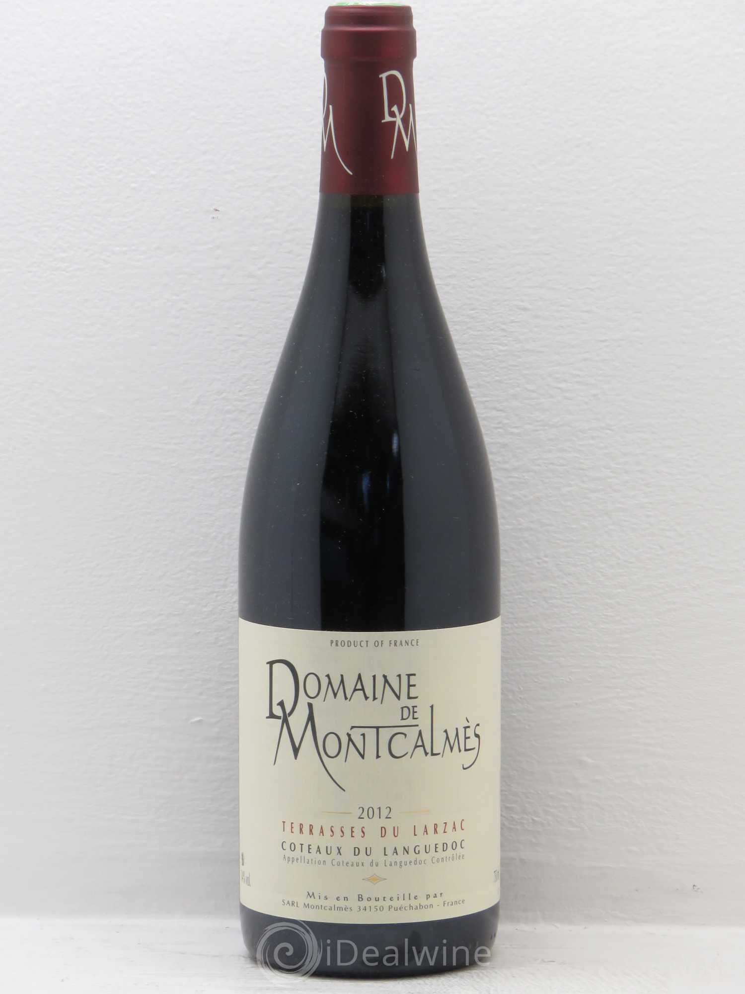 Terrasses du Larzac Domaine de Montcalmès Frédéric Pourtalié 2012 - Lot de 1 bouteille - 0