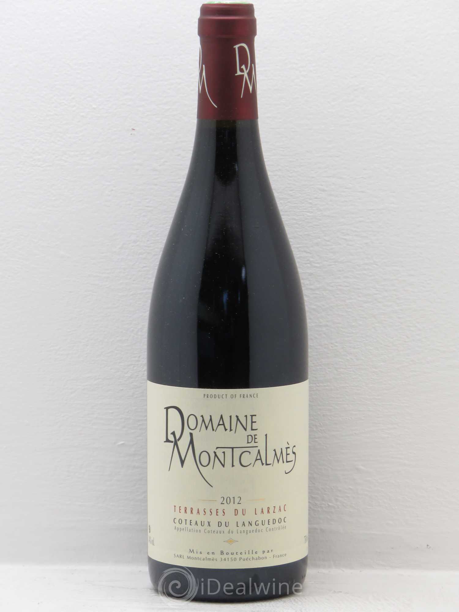 Terrasses du Larzac Domaine de Montcalmès Frédéric Pourtalié 2012 - Lot de 1 bouteille - 0