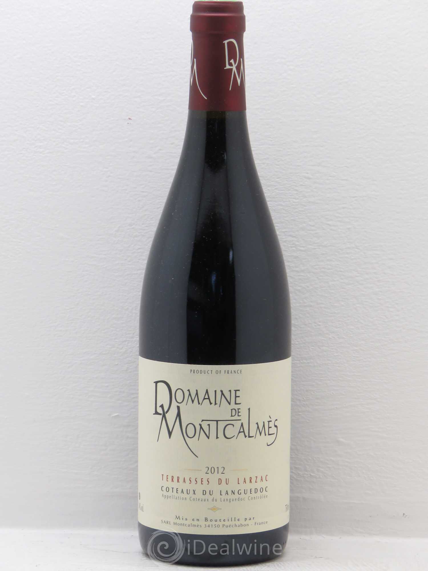 Terrasses du Larzac Domaine de Montcalmès Frédéric Pourtalié 2012 - Lot de 1 bouteille - 0