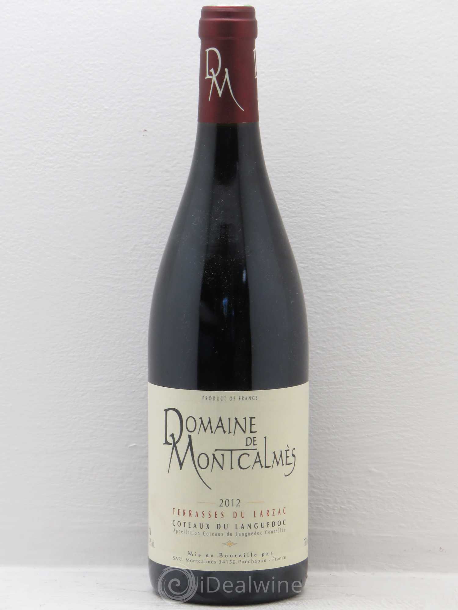 Terrasses du Larzac Domaine de Montcalmès Frédéric Pourtalié 2012 - Lot de 1 bouteille - 0