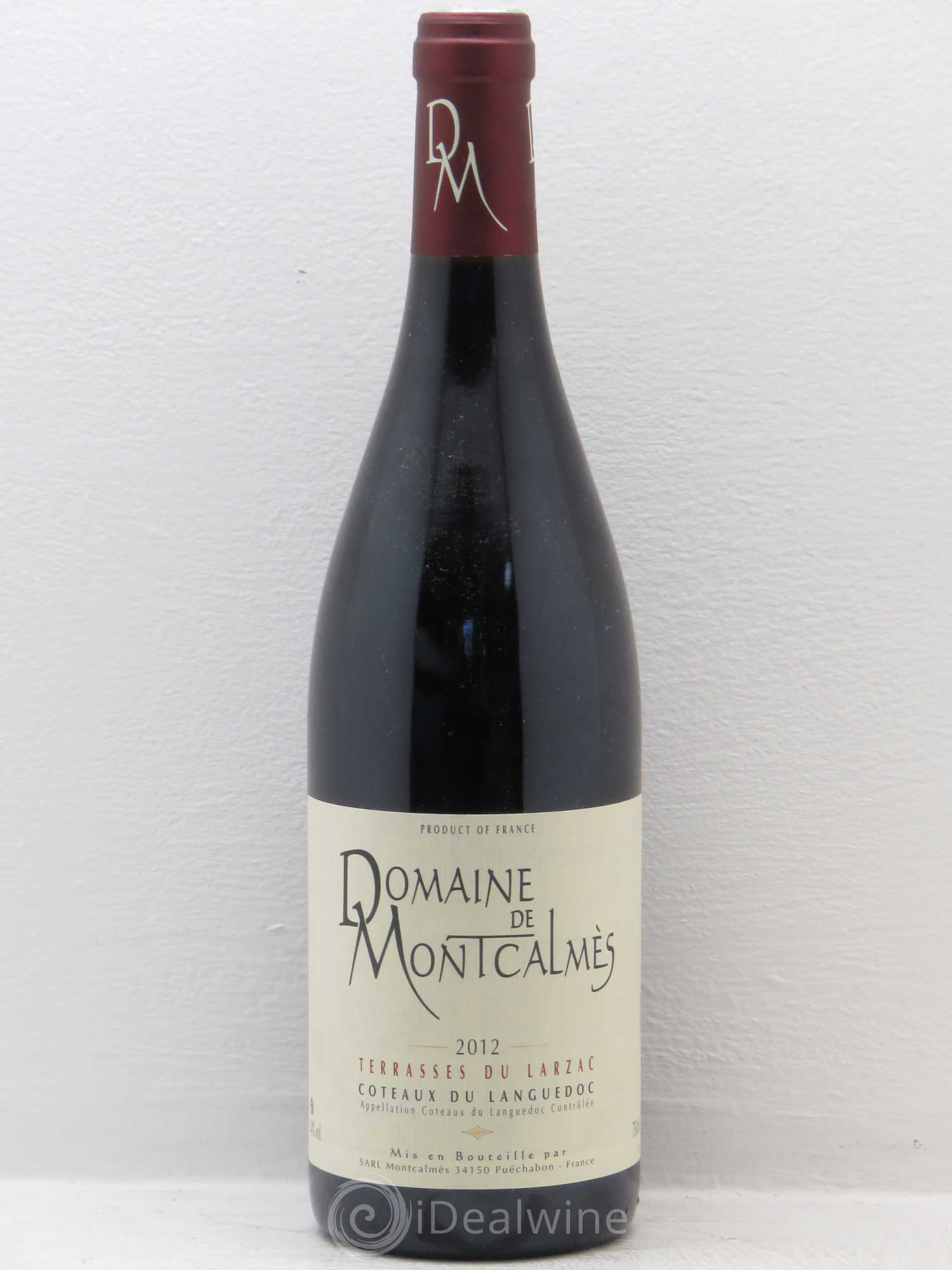 Terrasses du Larzac Domaine de Montcalmès Frédéric Pourtalié 2012 - Lot de 1 bouteille - 0