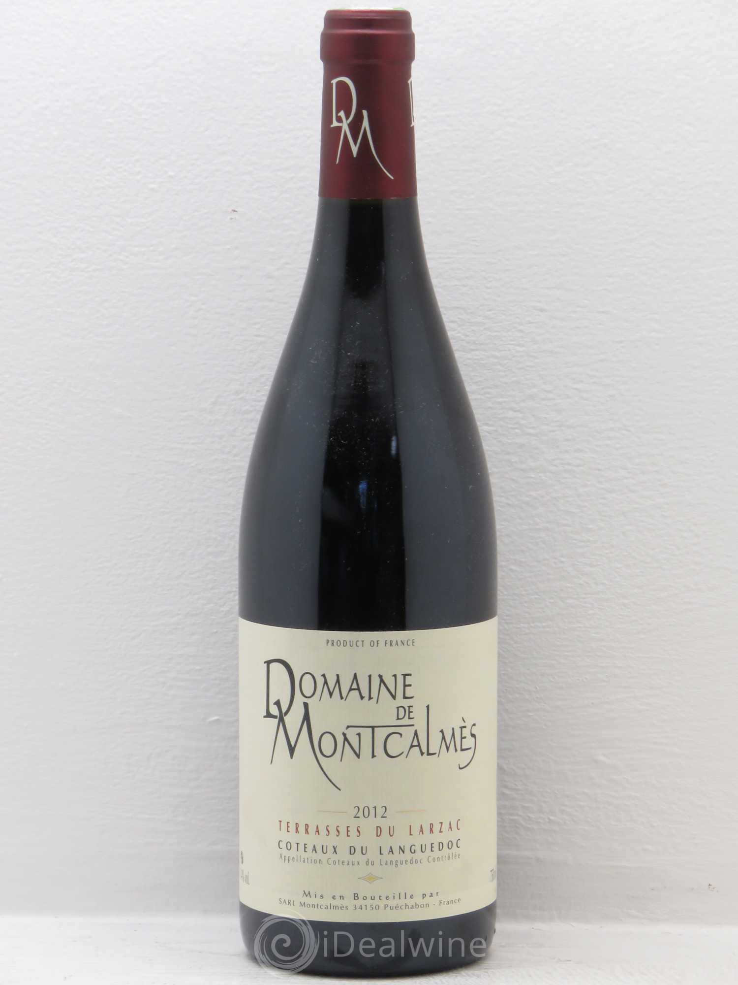 Terrasses du Larzac Domaine de Montcalmès Frédéric Pourtalié 2012 - Lot de 1 bouteille - 0