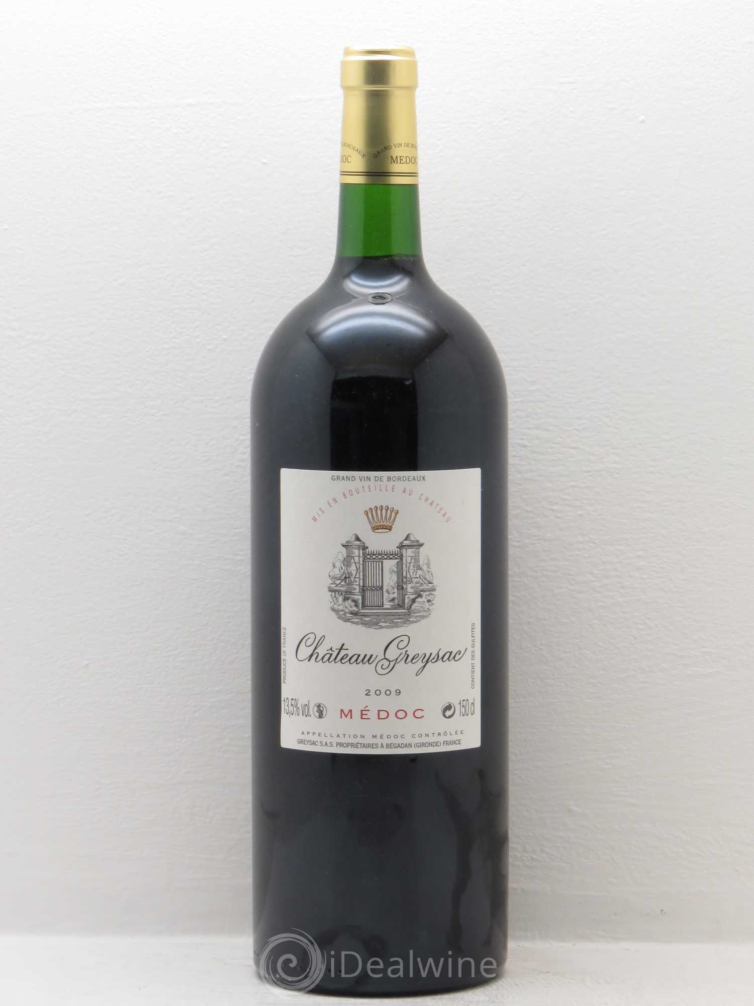 Château Greysac Cru Bourgeois 2009 - Lot de 1 magnum - 0