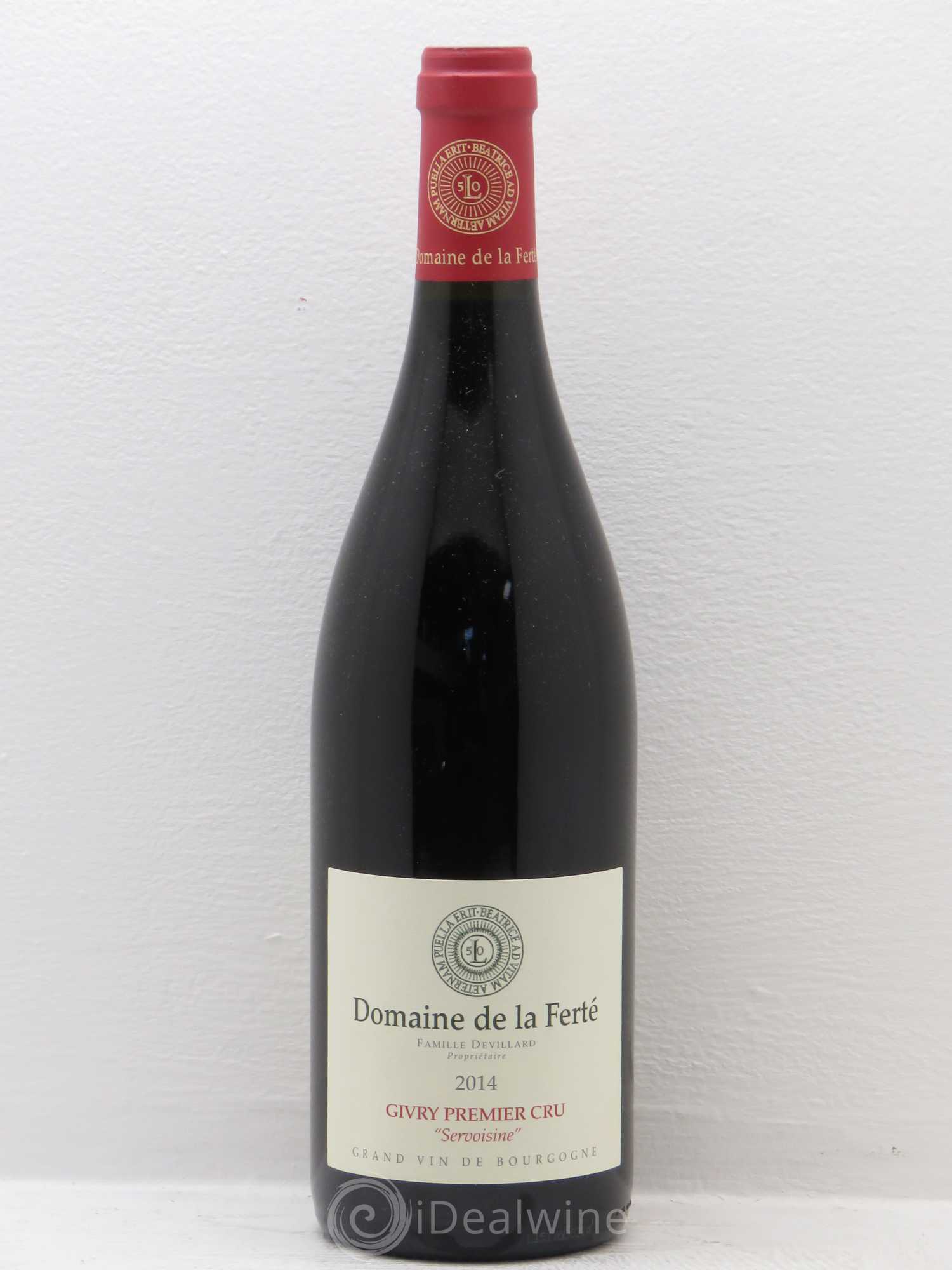 Givry 1er Cru Servoisine Domaine de la Ferté 2014 - Lot de 1 bouteille - 0
