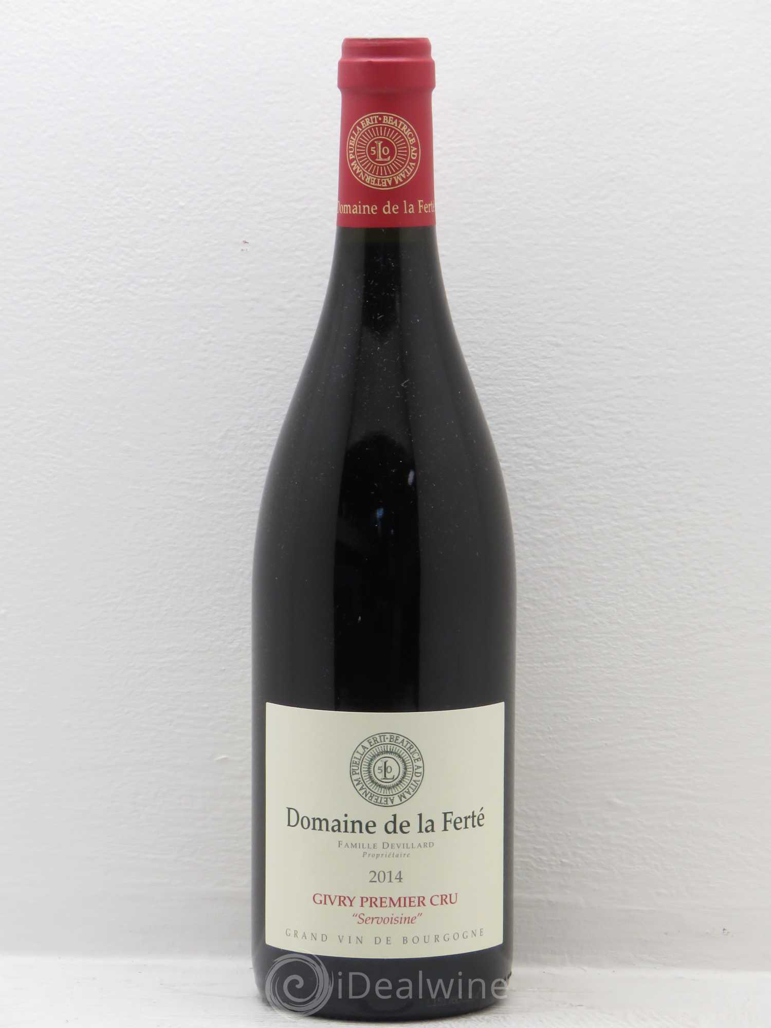 Givry 1er Cru Servoisine Domaine de la Ferté 2014 - Lot de 1 bouteille - 0