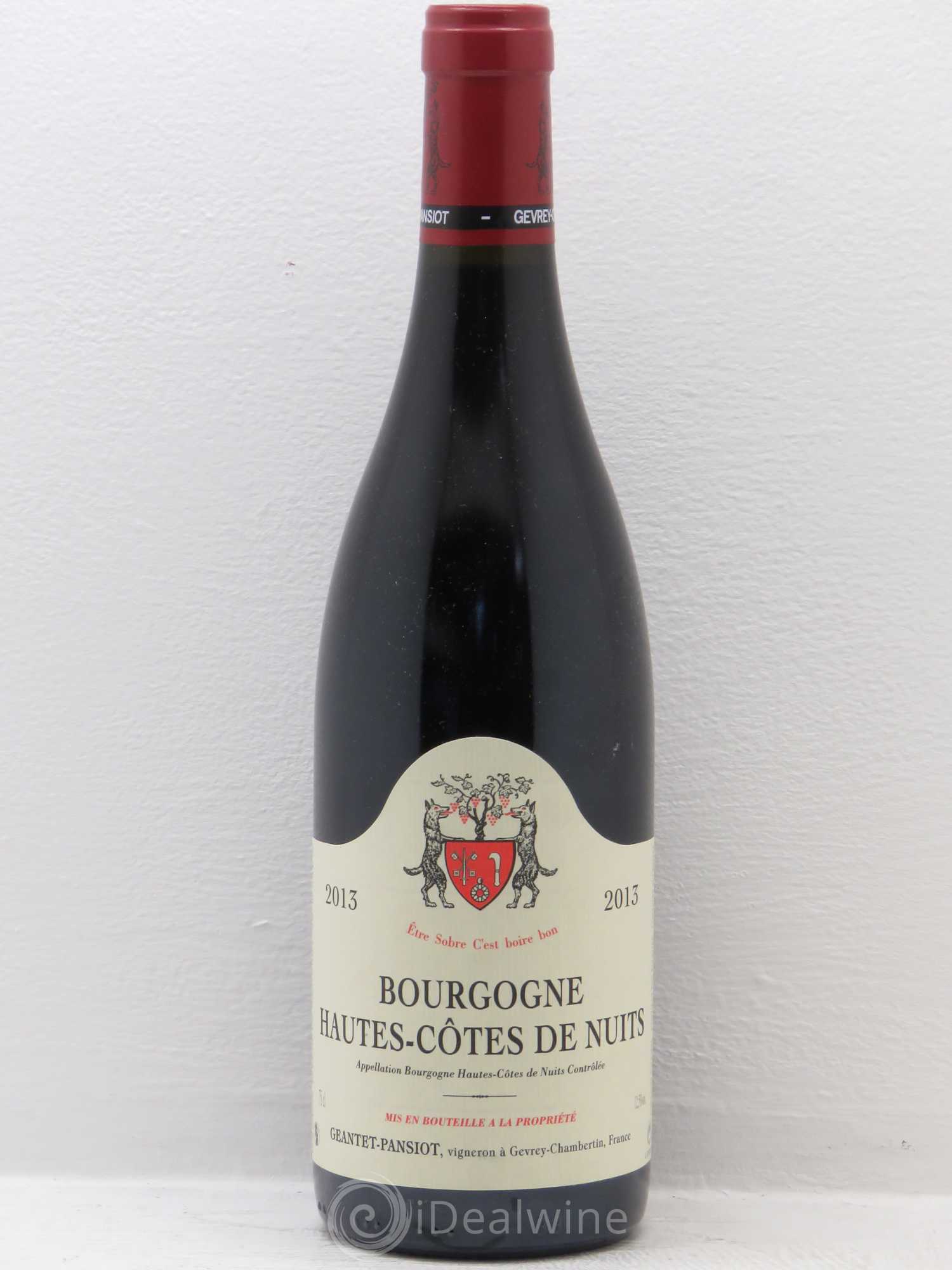 Hautes-Côtes de Nuits Geantet-Pansiot 2013 - Lot de 1 bouteille - 0
