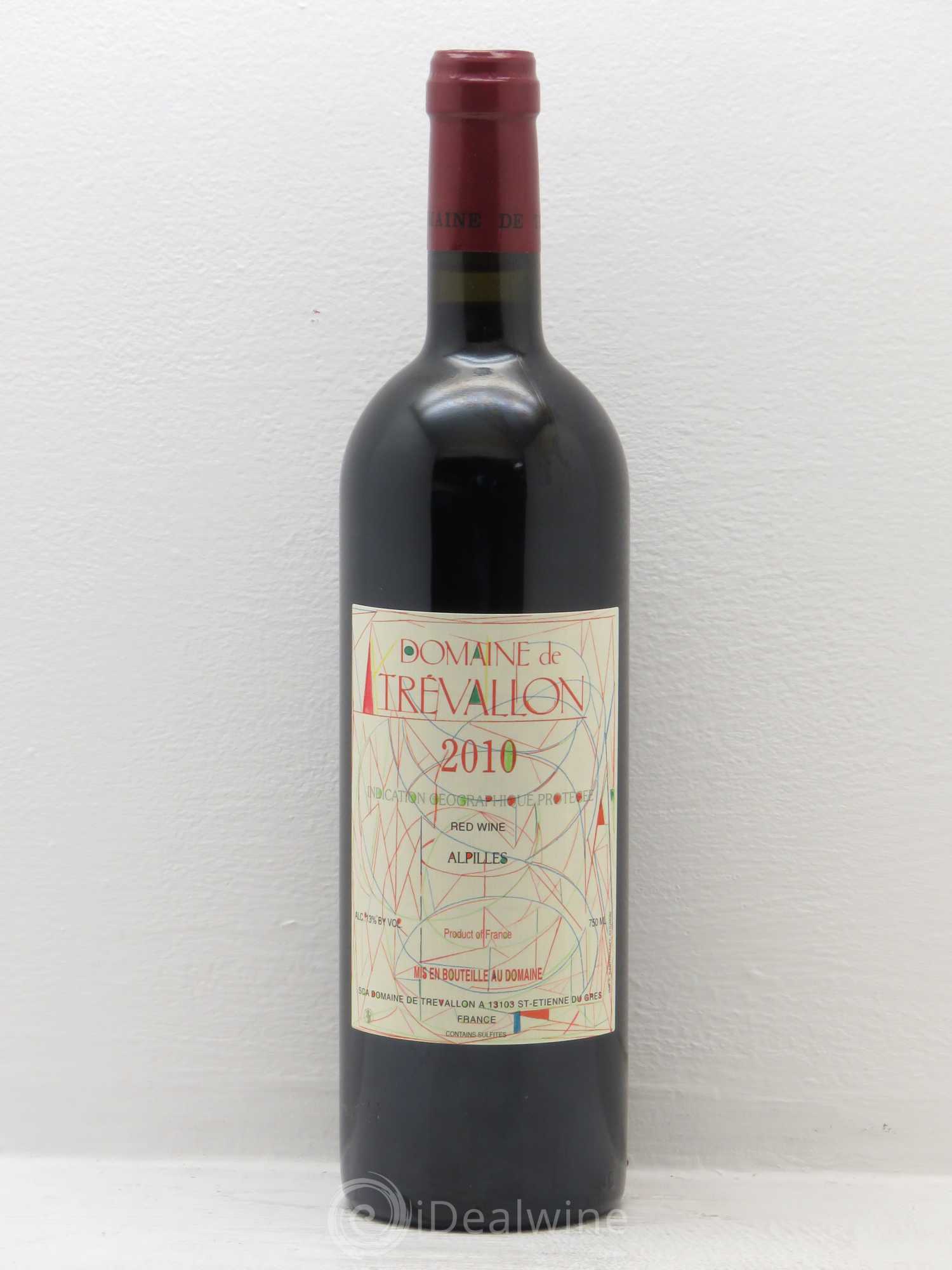 VDP Bouches du Rhône Trévallon (Domaine de) Eloi Dürrbach 2010 - Lot de 1 bouteille - 0